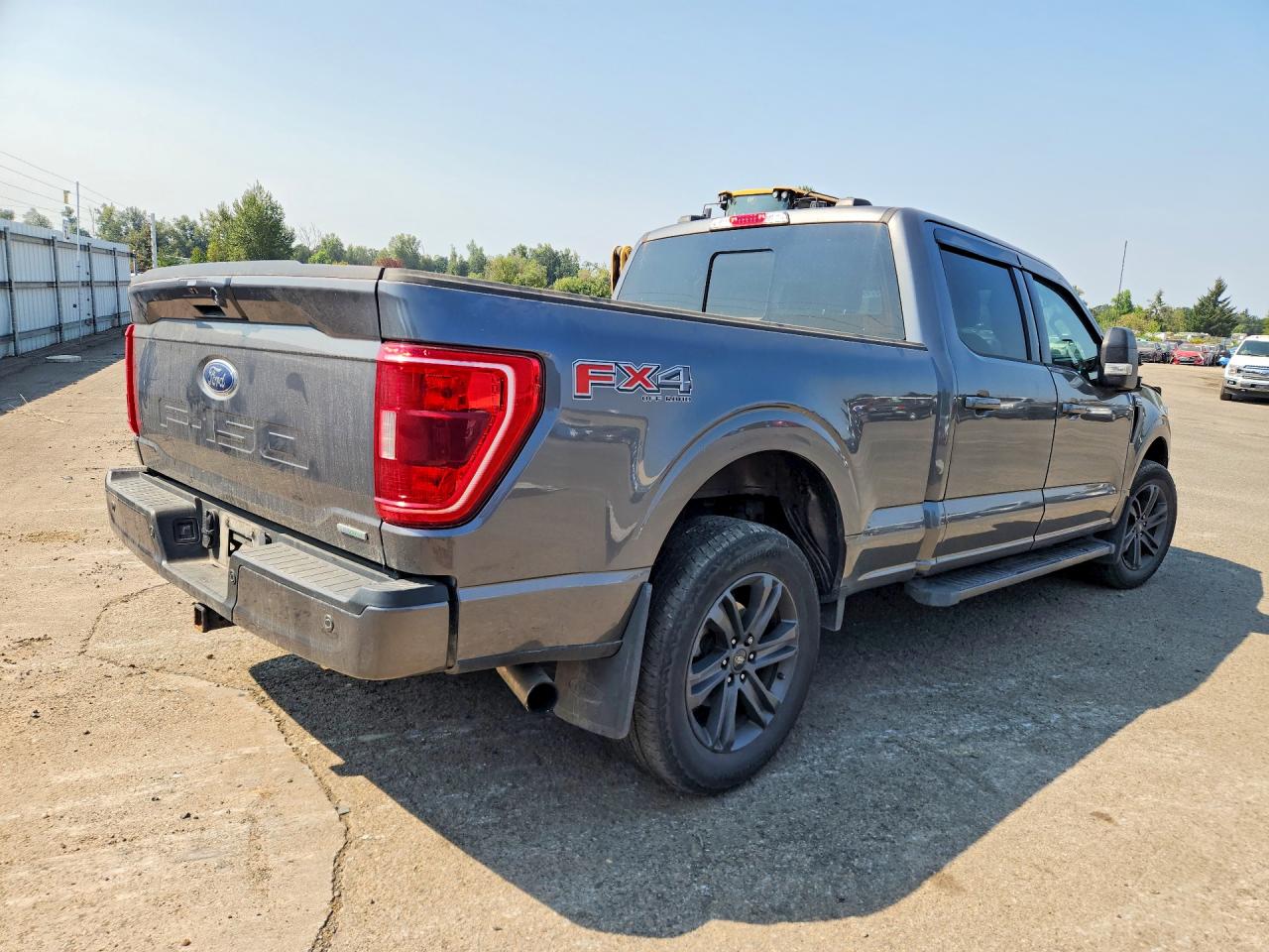 2022 Ford F150 Supercrew Серый vin: 1FTFW1E85NKF11924