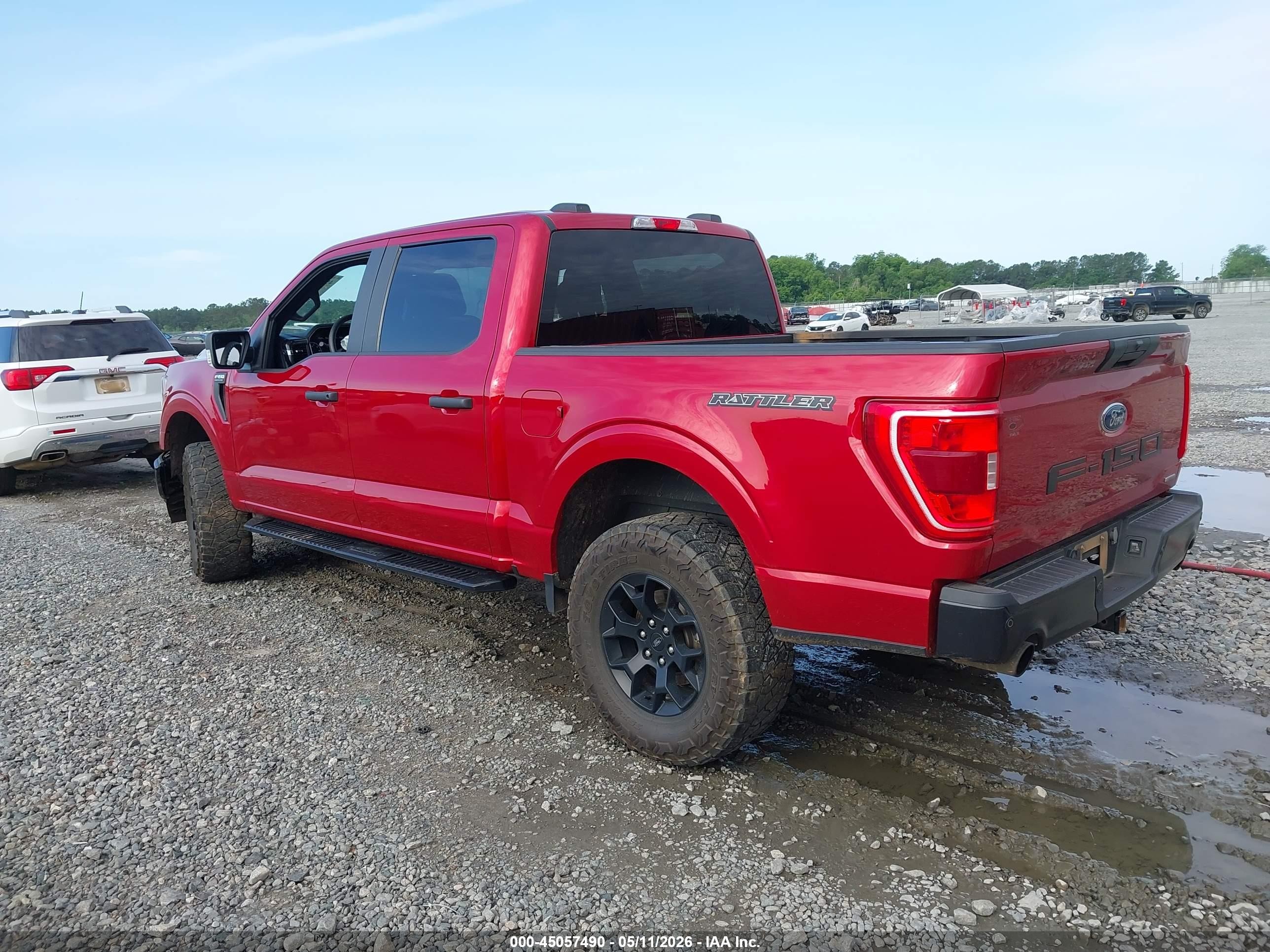 2023 Ford F-150 Xl Red vin: 1FTFW1E86PFA45383