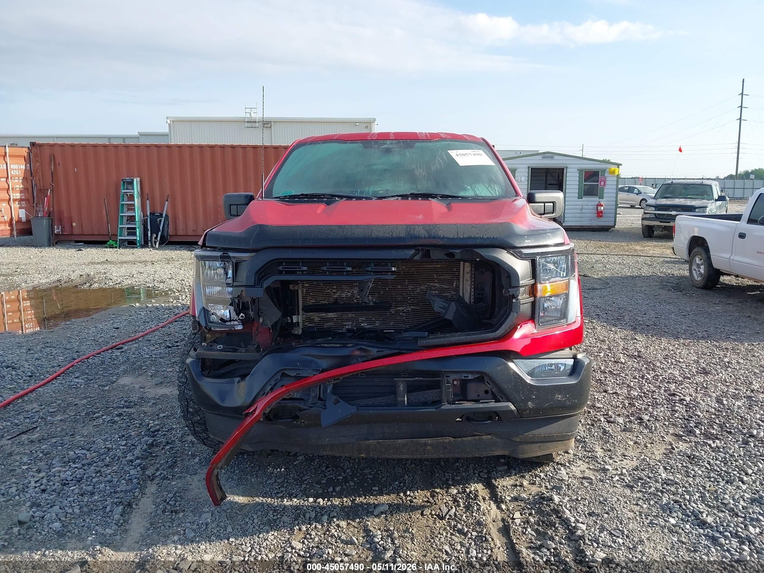 2023 Ford F-150 Xl Red vin: 1FTFW1E86PFA45383