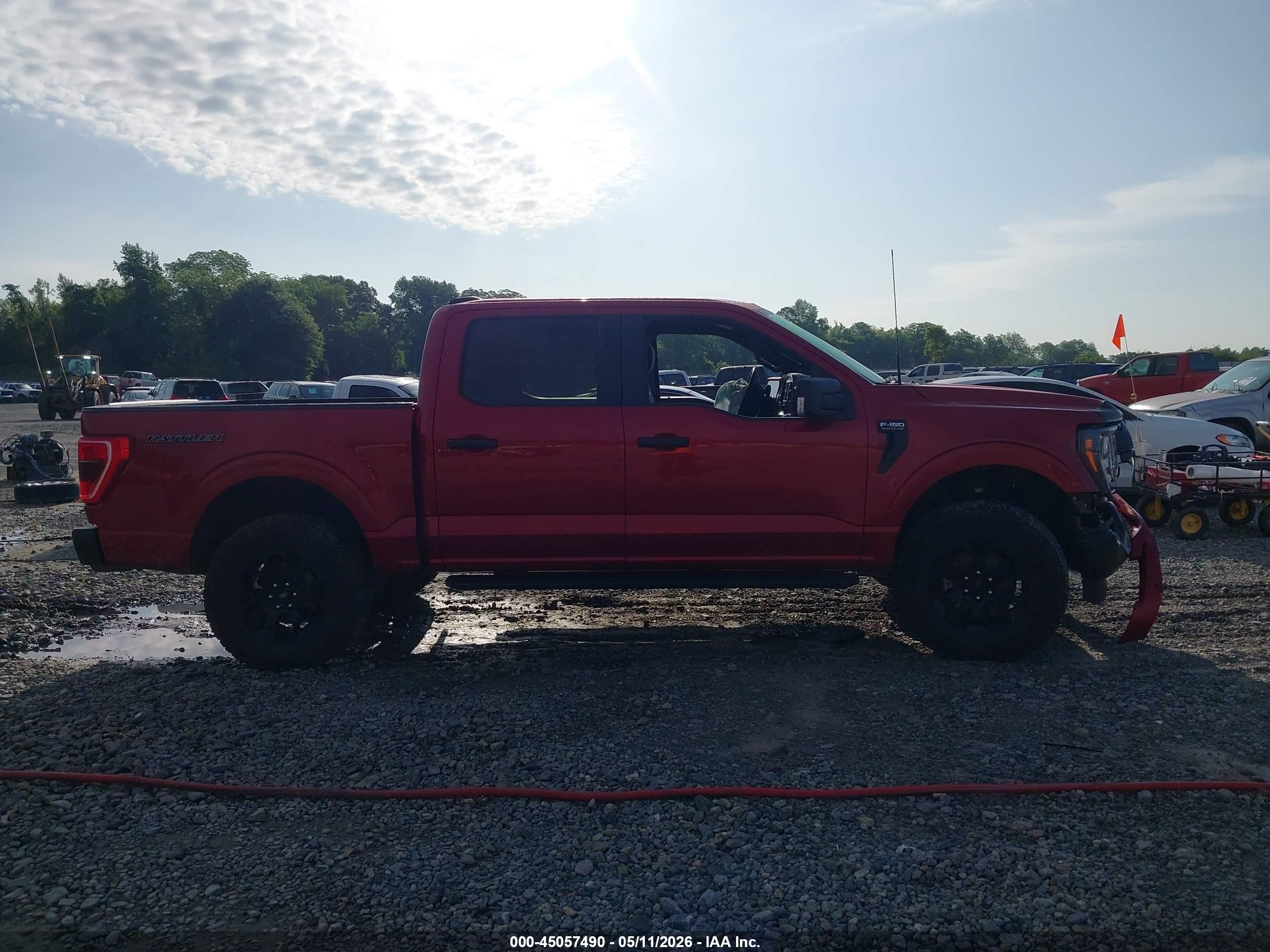 2023 Ford F-150 Xl Red vin: 1FTFW1E86PFA45383