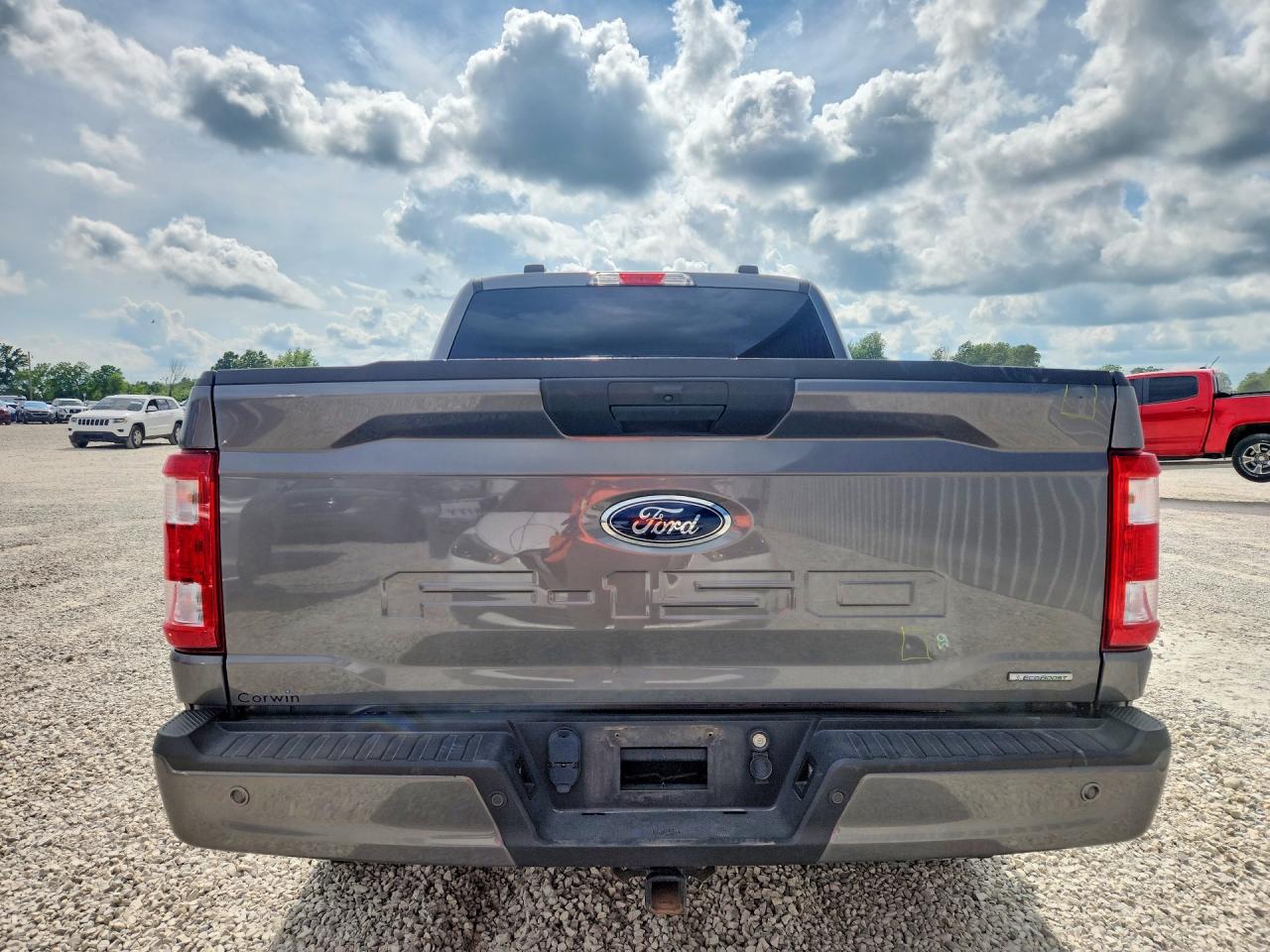 2021 Ford F150 Supercrew Gray vin: 1FTFW1E89MFB94043