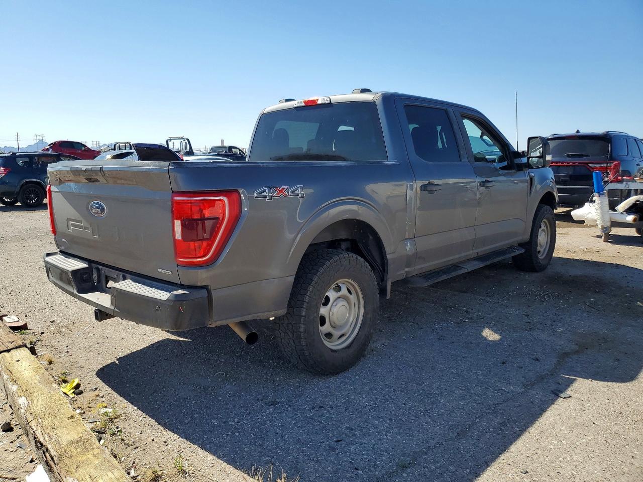 2021 Ford F150 Supercrew Gray vin: 1FTFW1E89MKE93586