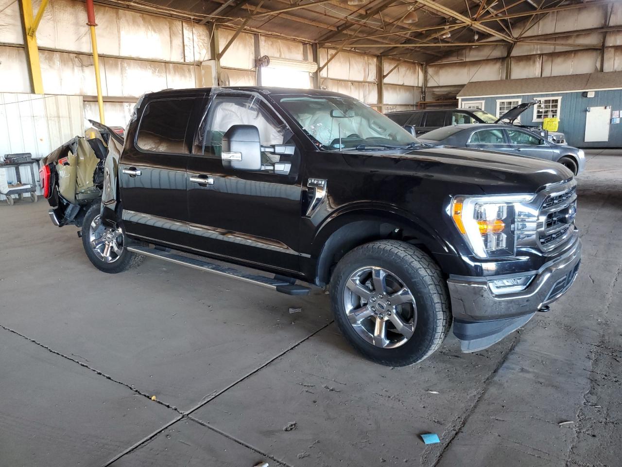 2022 Ford F150 Supercrew Черный vin: 1FTFW1E89NKD61963