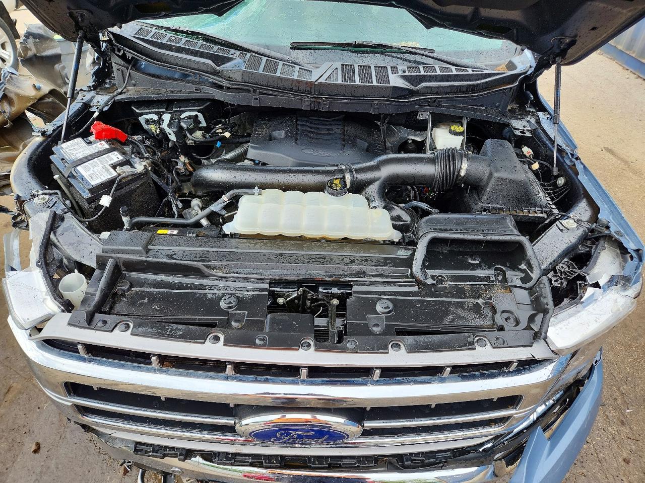 2023 Ford F150 Supercrew Blue vin: 1FTFW1E89PFD29347