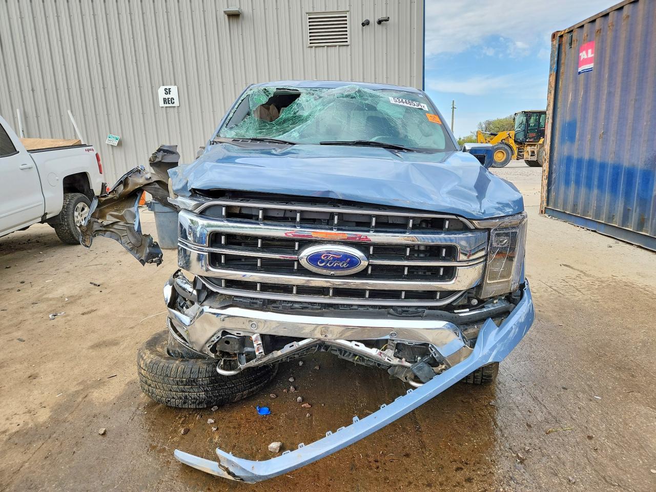 2023 Ford F150 Supercrew Blue vin: 1FTFW1E89PFD29347