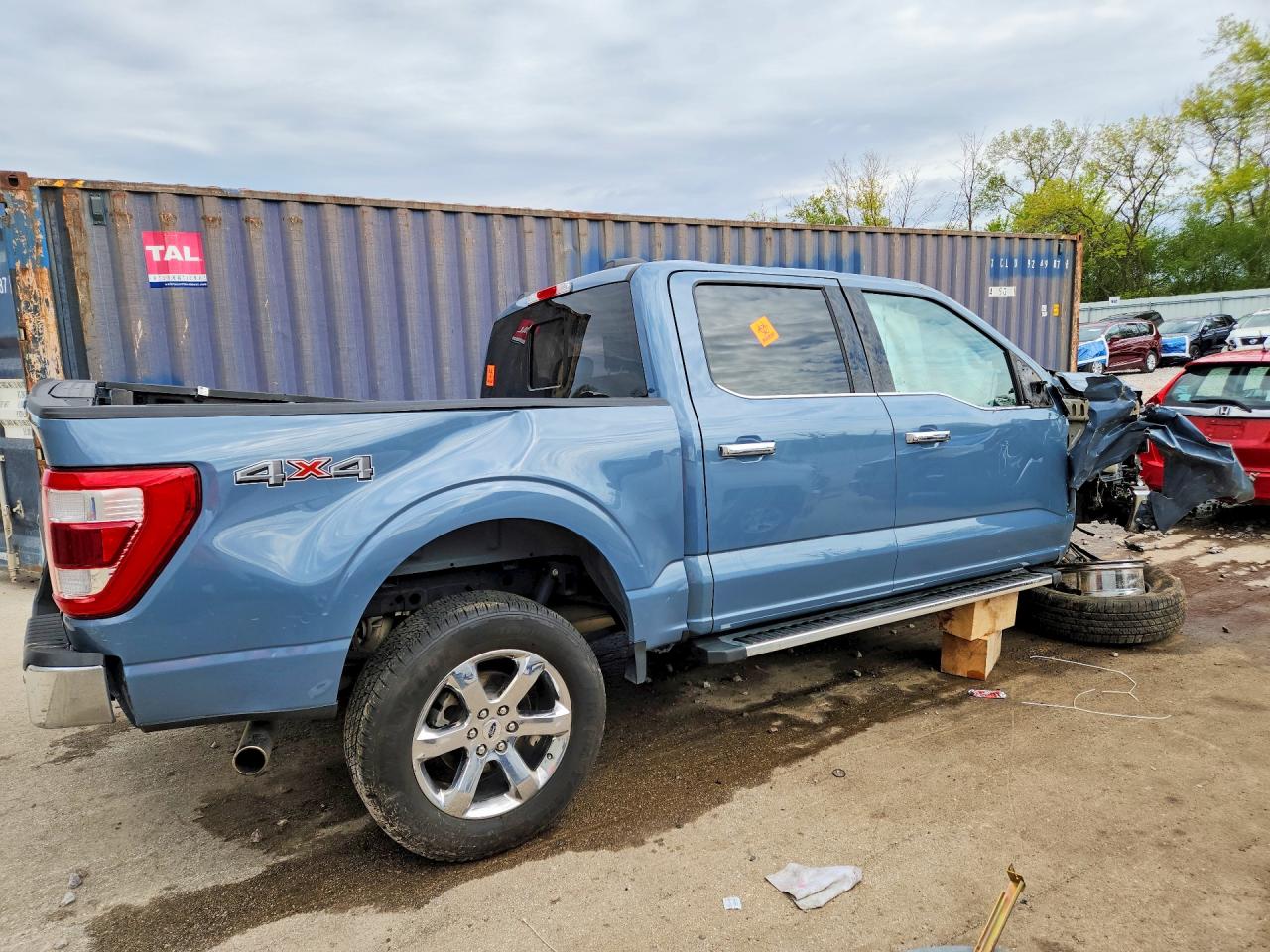 2023 Ford F150 Supercrew Blue vin: 1FTFW1E89PFD29347