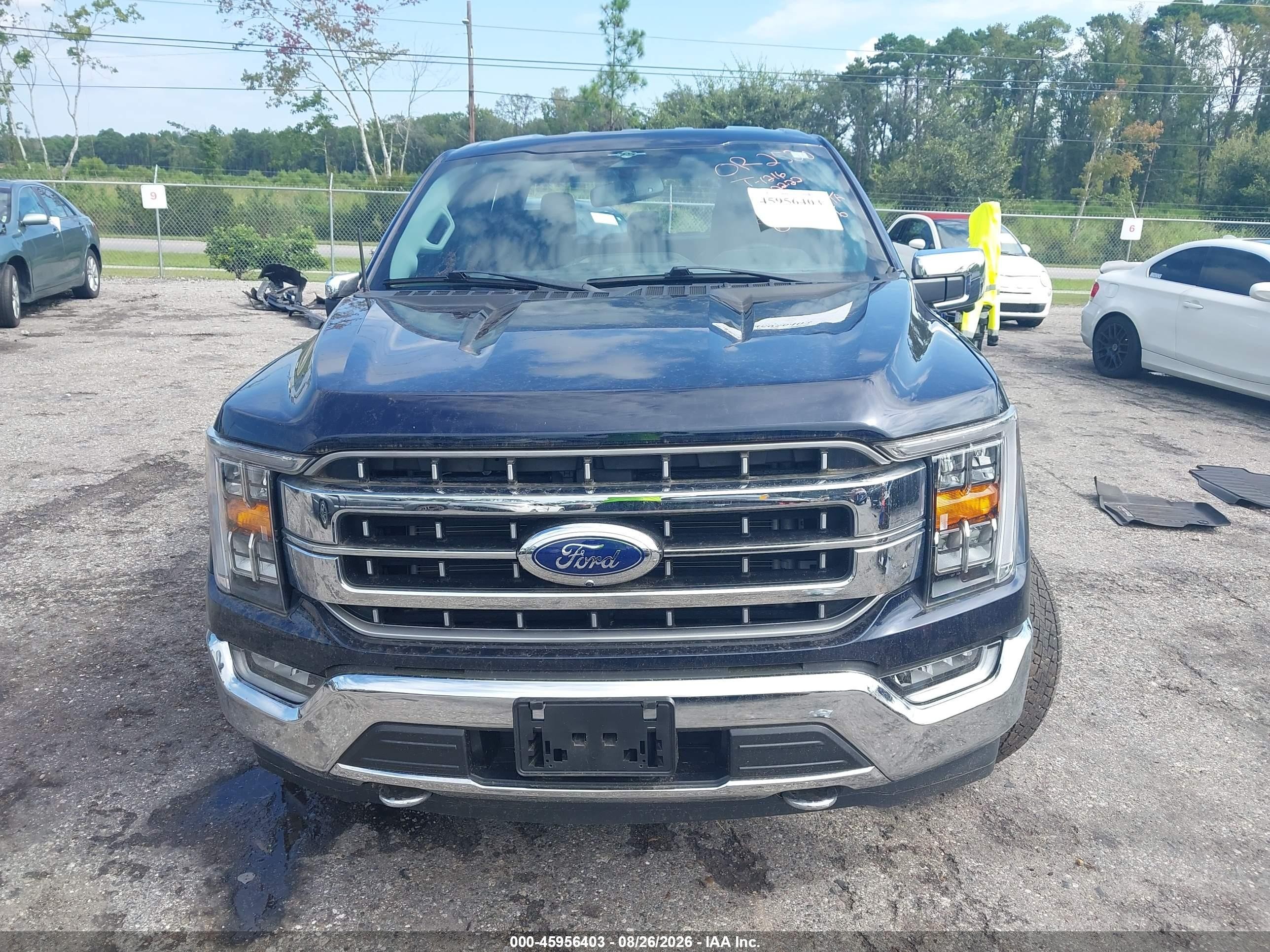 2023 Ford F-150 Lariat Синий vin: 1FTFW1E8XPFC09895