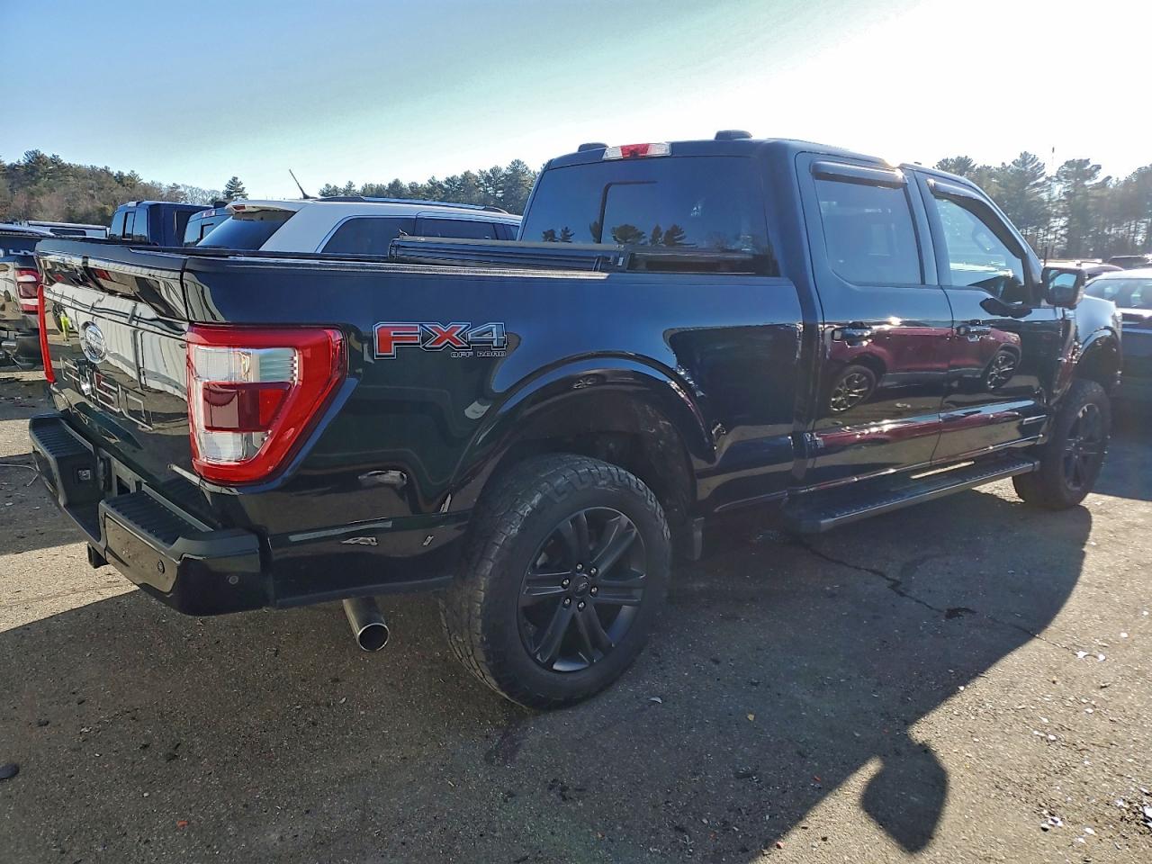 2022 Ford F150 Supercrew Black vin: 1FTFW1ED1NFA01883