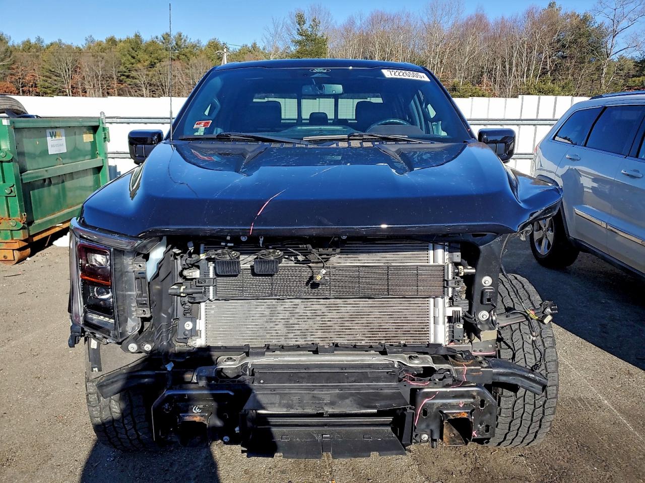 2022 Ford F150 Supercrew Black vin: 1FTFW1ED1NFA01883