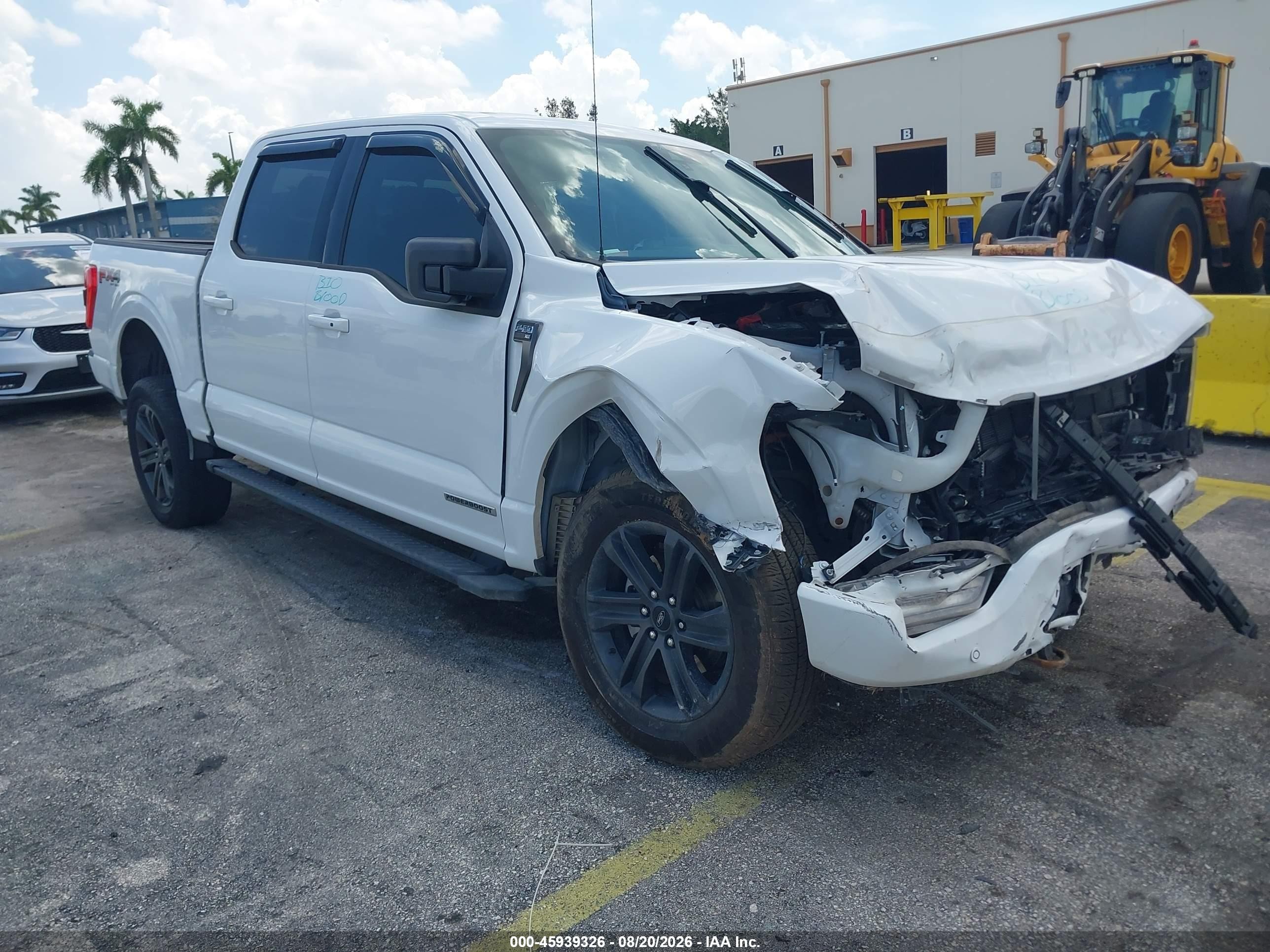 2021 Ford F-150 Xlt White vin: 1FTFW1ED3MFB08058