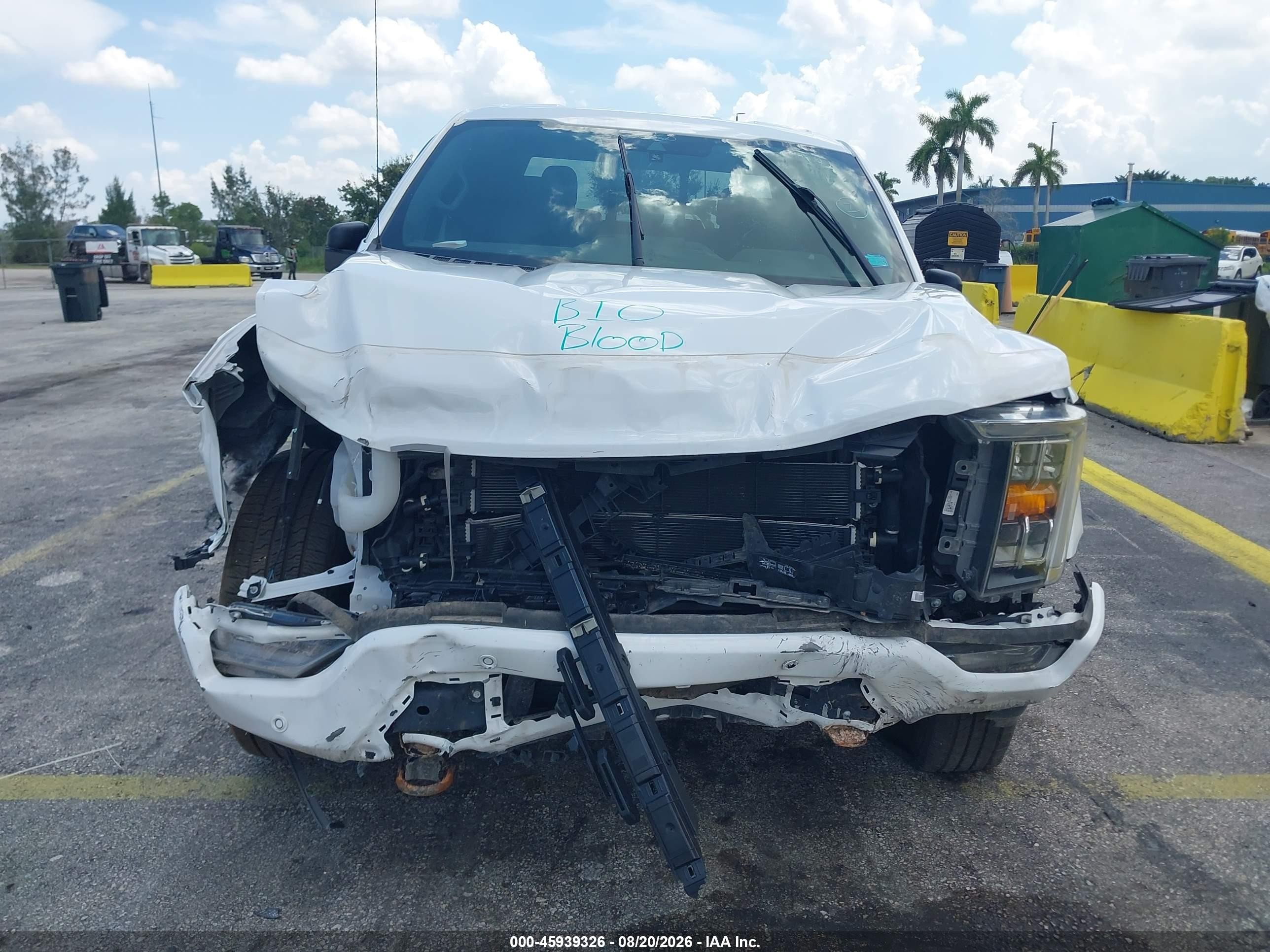 2021 Ford F-150 Xlt White vin: 1FTFW1ED3MFB08058
