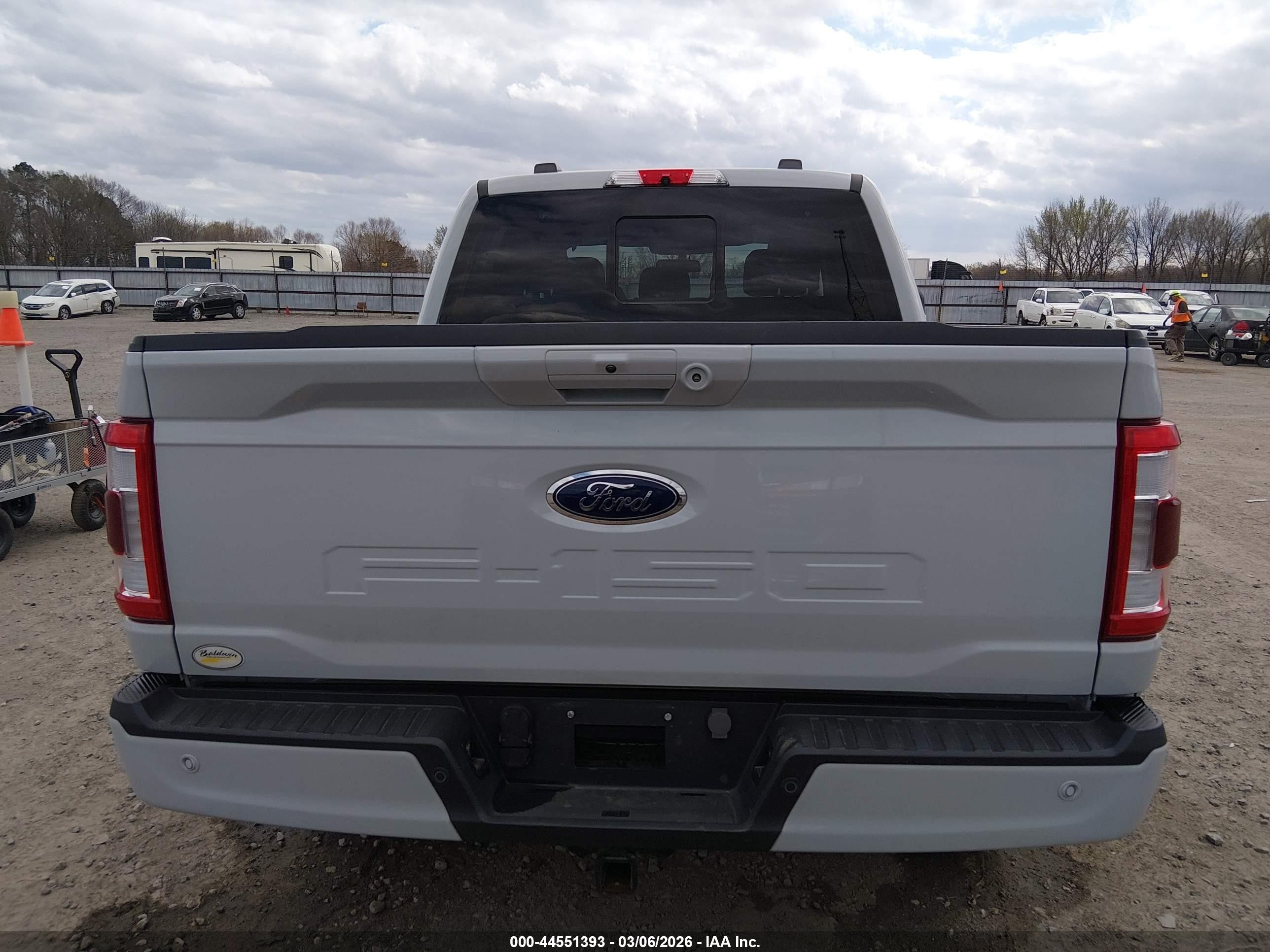 2023 Ford F-150 Lariat Gray vin: 1FTFW1ED3PFA63868