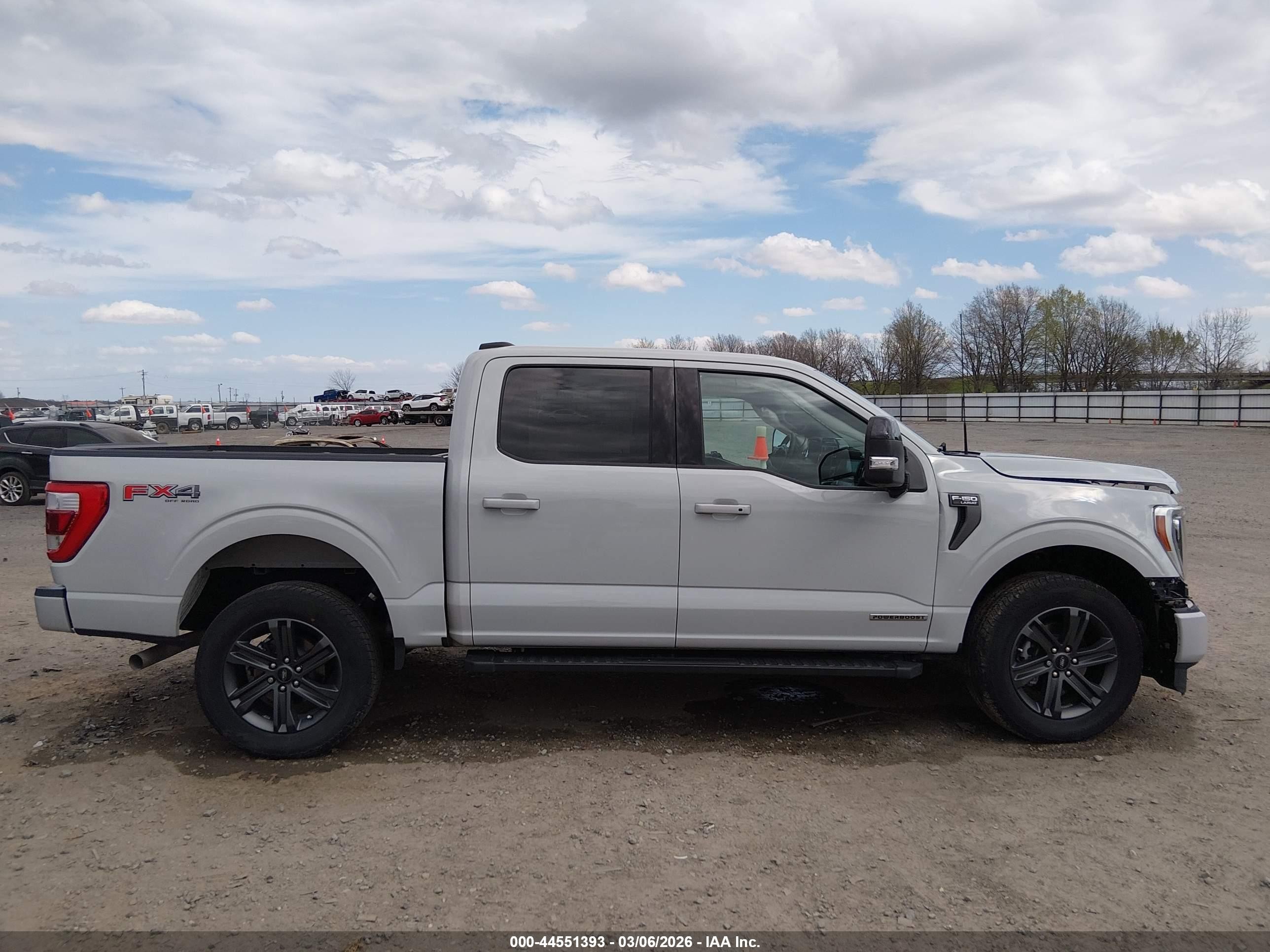 2023 Ford F-150 Lariat Gray vin: 1FTFW1ED3PFA63868