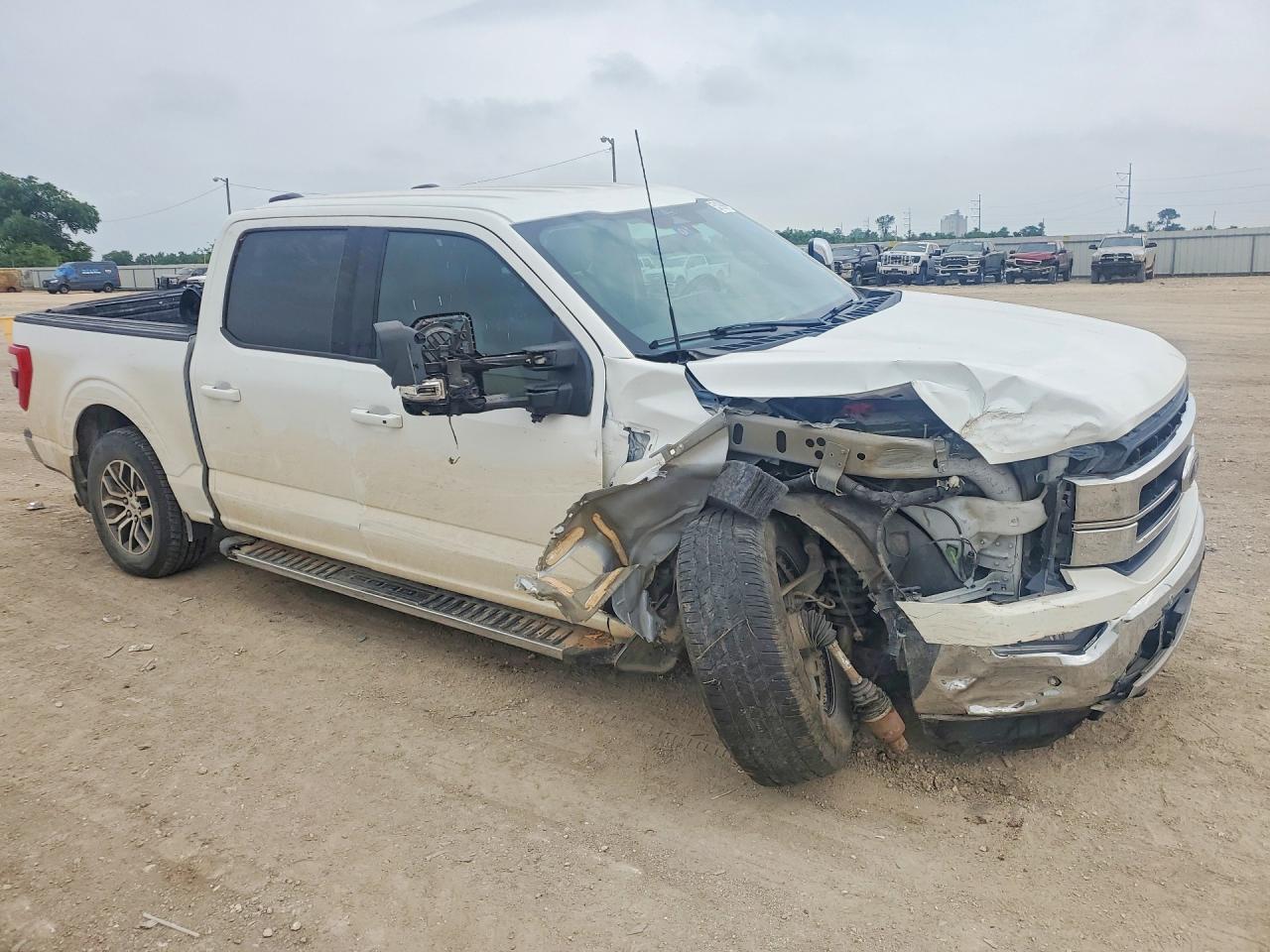 2021 Ford F150 Supercrew Белый vin: 1FTFW1ED4MFC89185