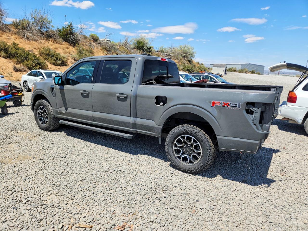 2021 Ford F150 Supercrew Gray vin: 1FTFW1ED4MFC89414