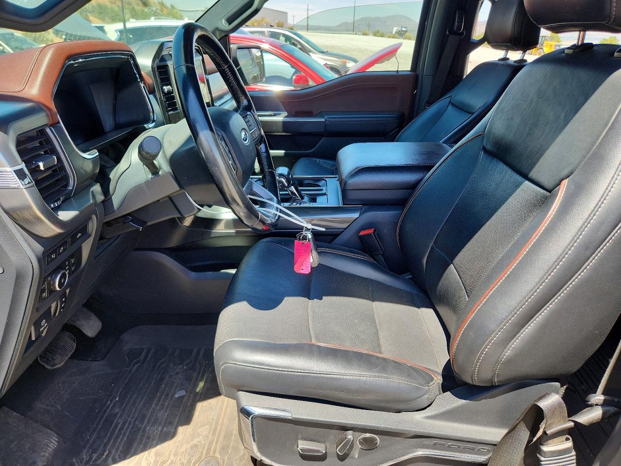 2021 Ford F150 Supercrew Gray vin: 1FTFW1ED4MFC89414