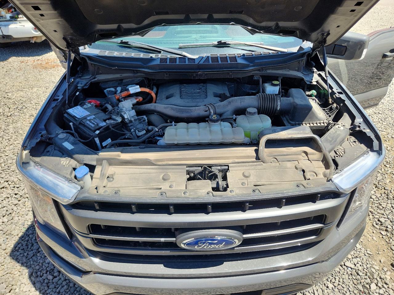 2021 Ford F150 Supercrew Gray vin: 1FTFW1ED4MFC89414
