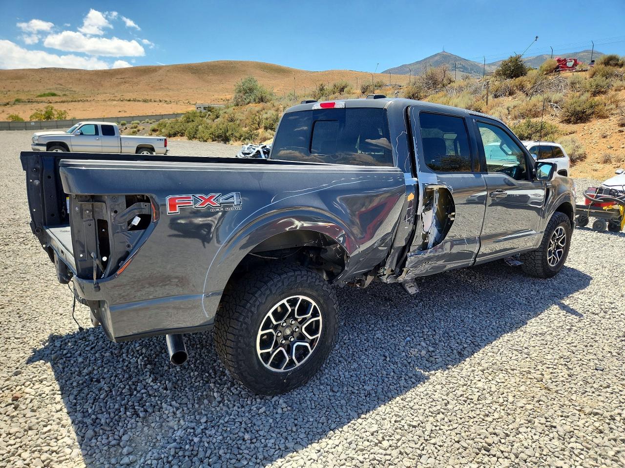 2021 Ford F150 Supercrew Gray vin: 1FTFW1ED4MFC89414