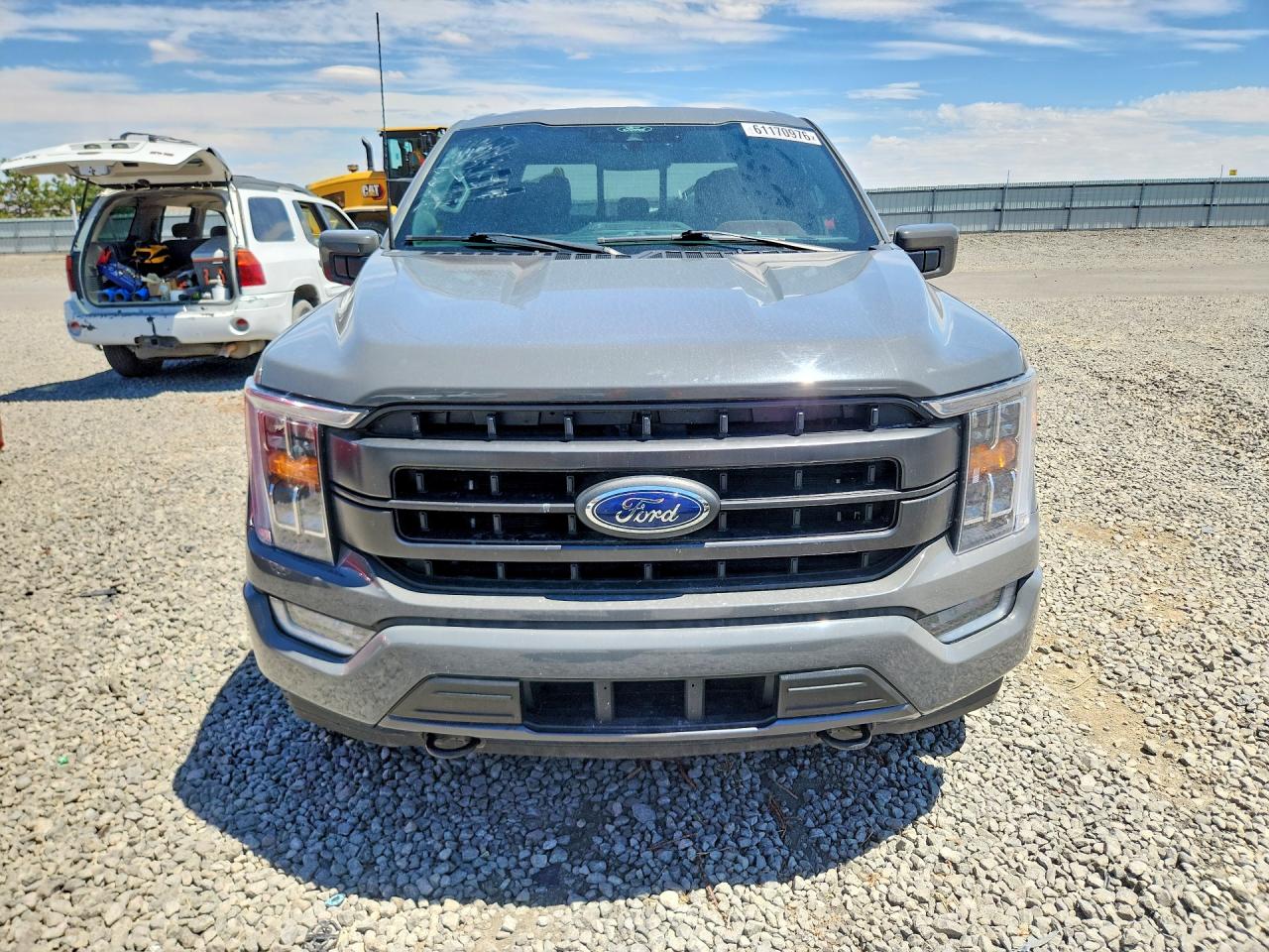 2021 Ford F150 Supercrew Gray vin: 1FTFW1ED4MFC89414