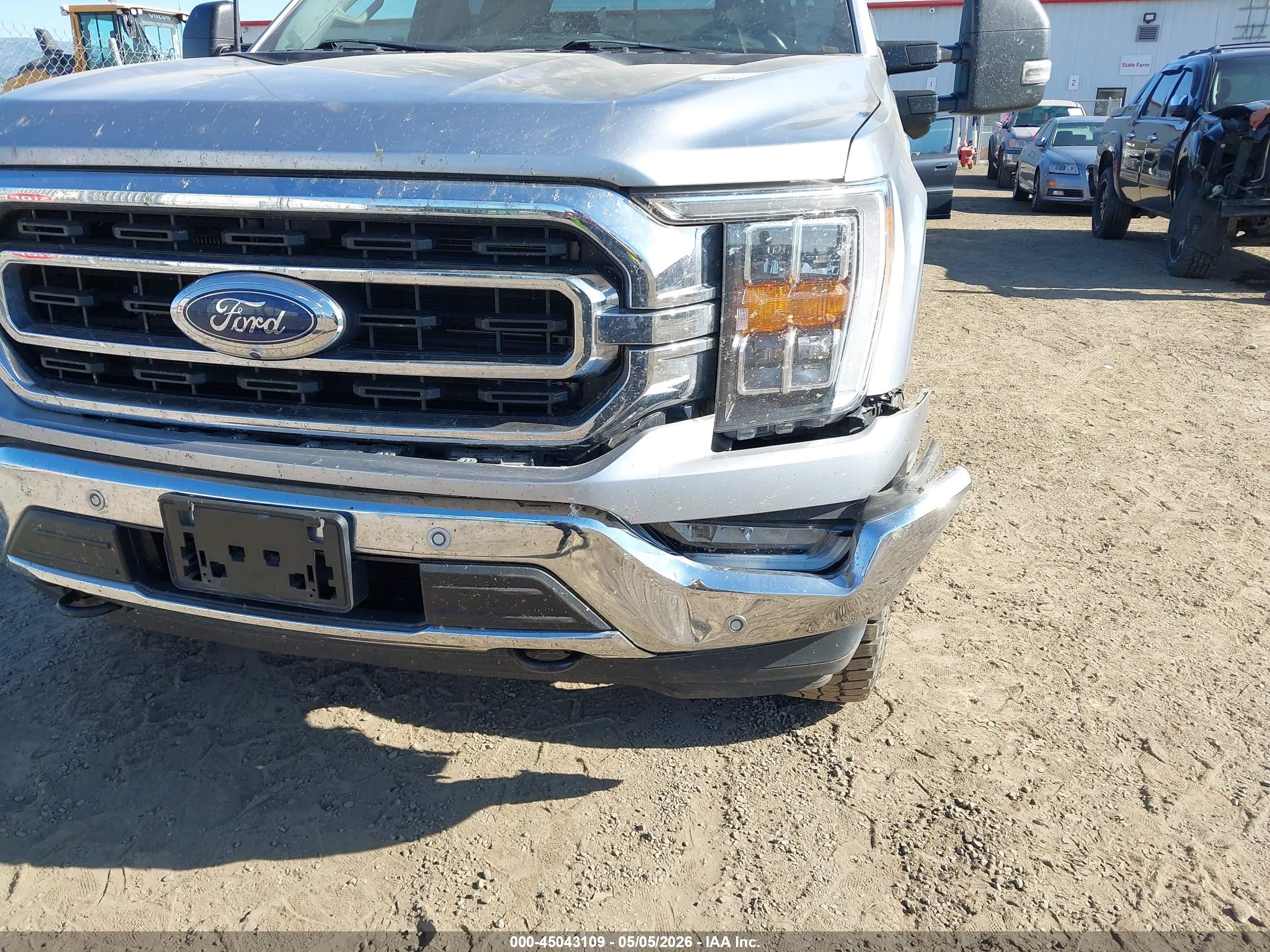 2022 Ford F-150 Xlt Серебряный vin: 1FTFW1ED4NFA80580