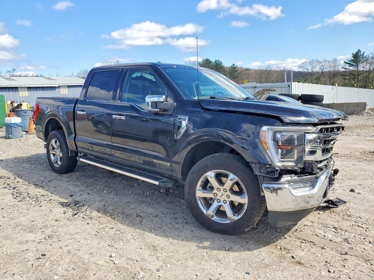 2022 Ford F150 Supercrew Black vin: 1FTFW1ED5NFA56885