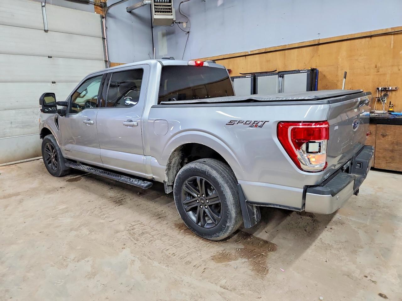 2021 Ford F150 Supercrew Gray vin: 1FTFW1ED8MFA92522