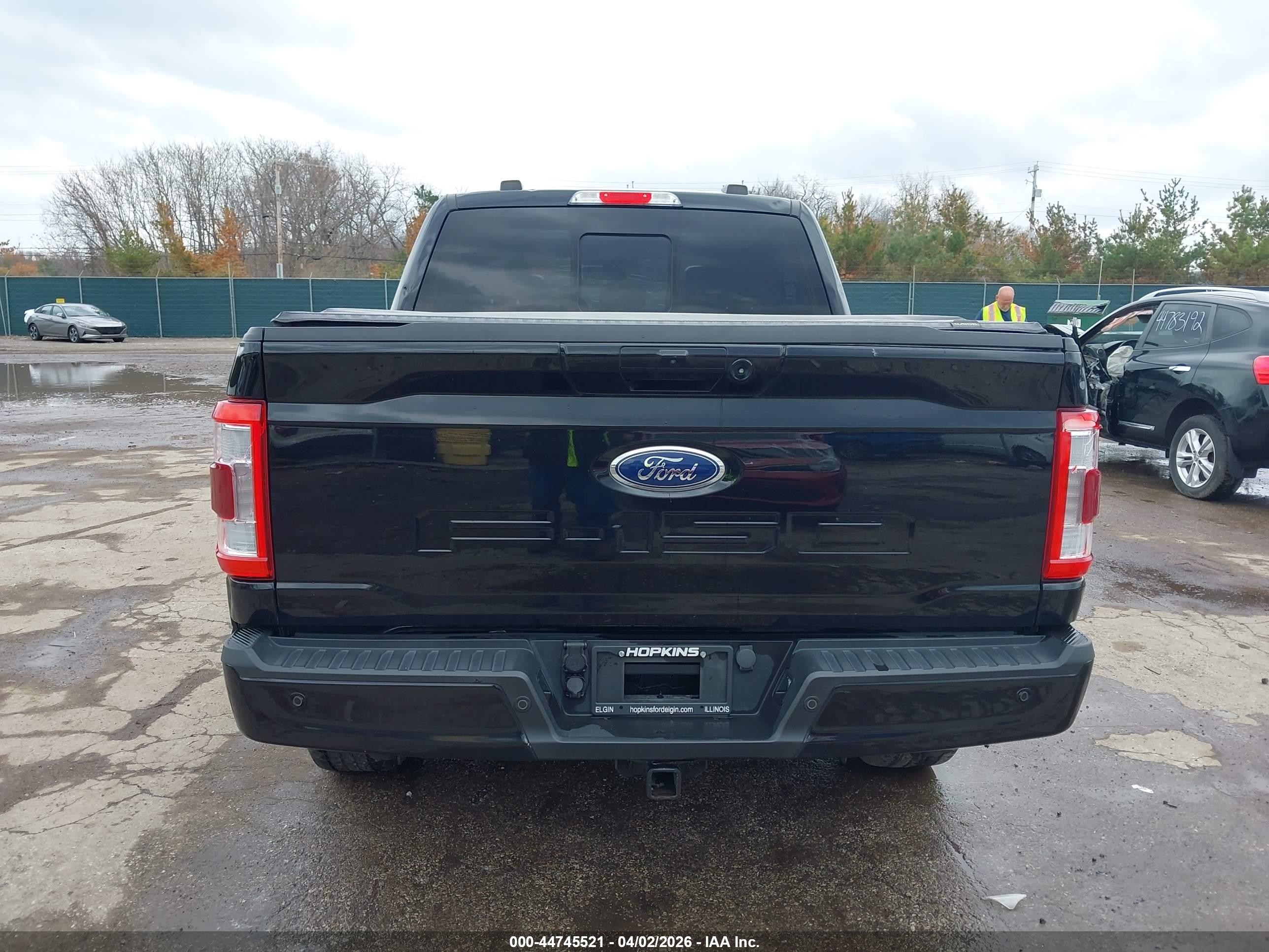 2021 Ford F-150 Lariat Черный vin: 1FTFW1ED9MFA98863