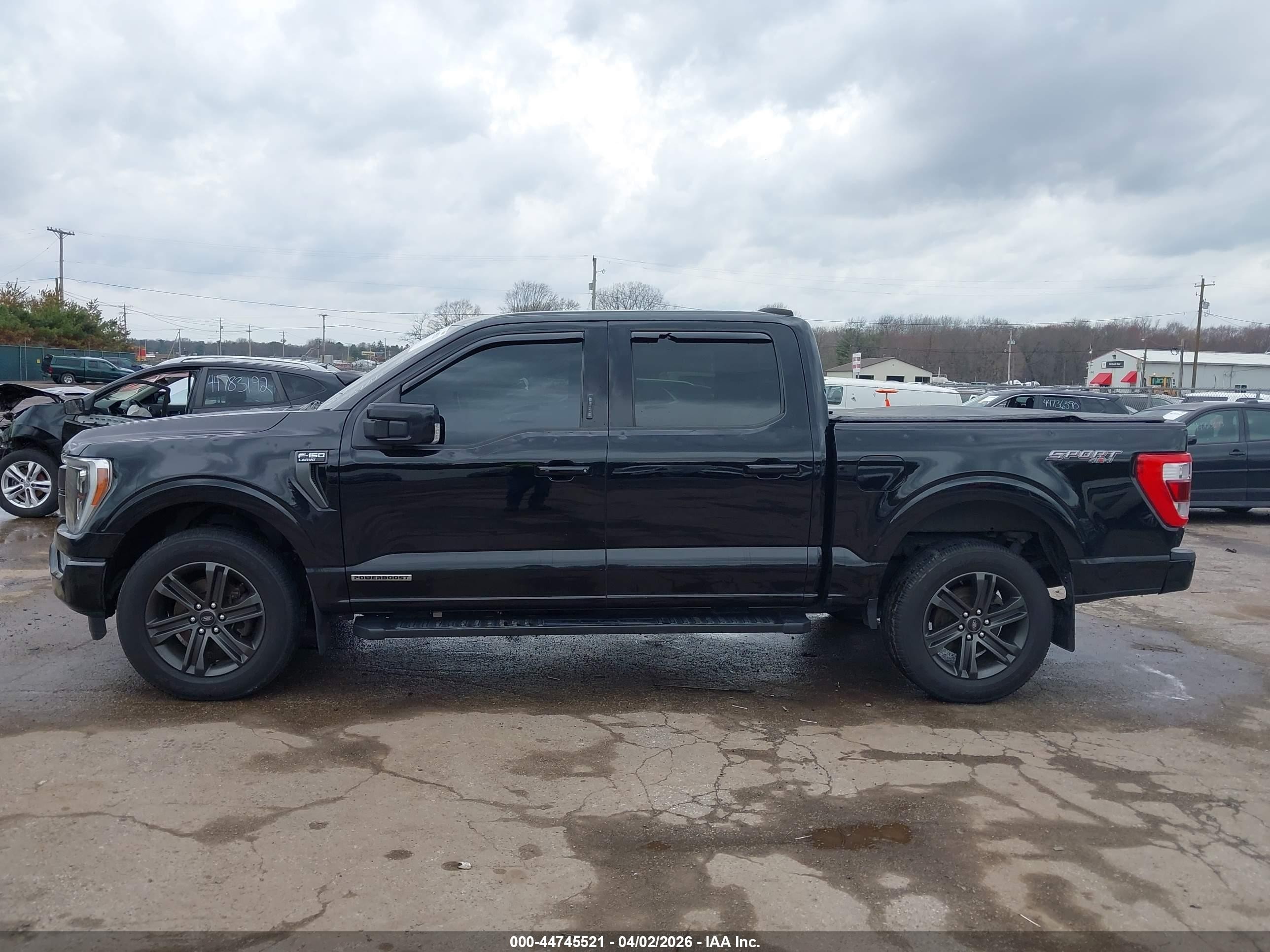 2021 Ford F-150 Lariat Черный vin: 1FTFW1ED9MFA98863