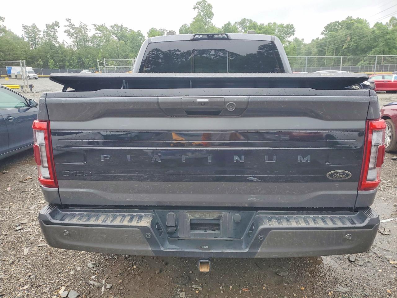2022 Ford F150 Supercrew Gray vin: 1FTFW1ED9NFA99755