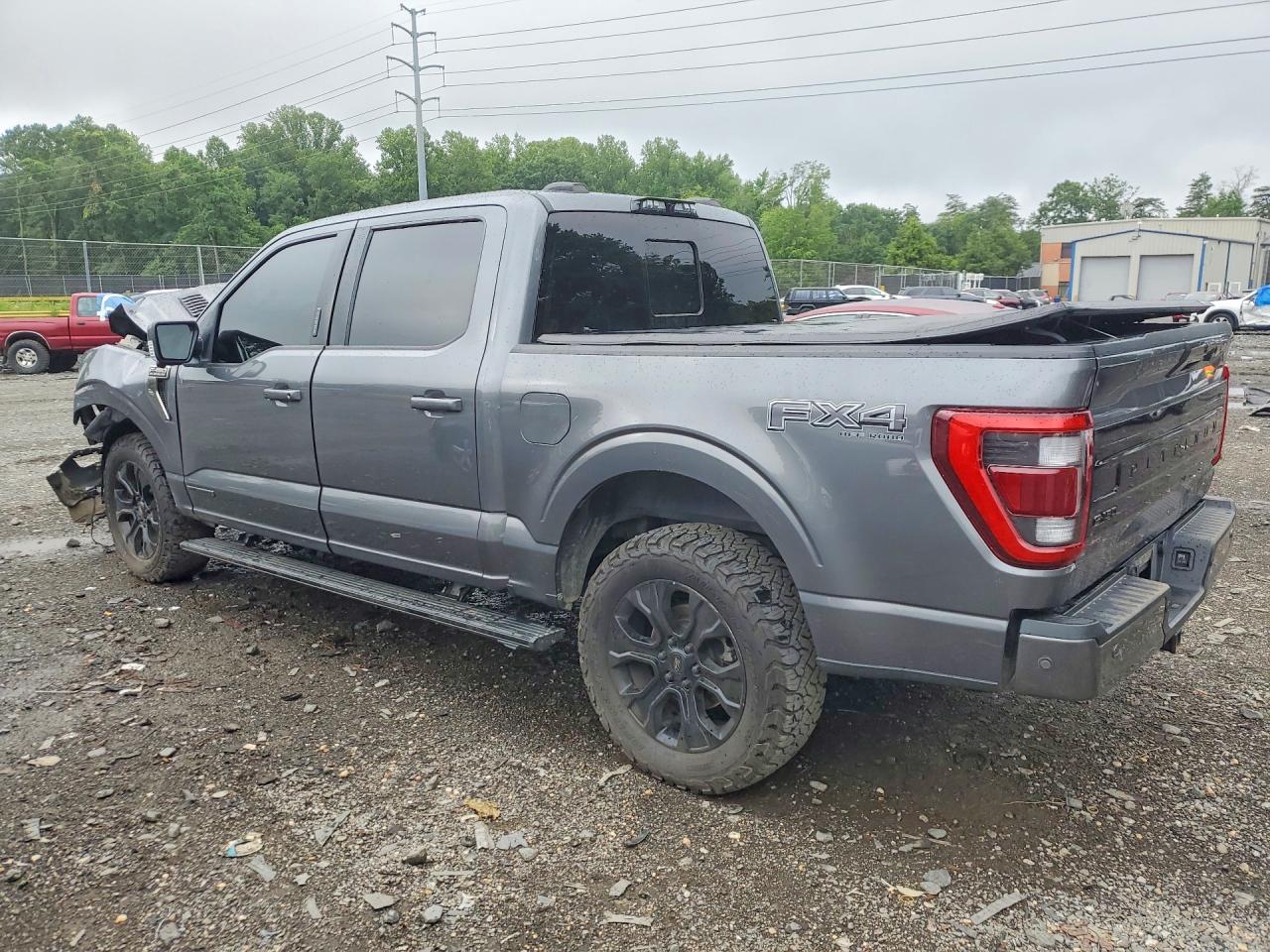 2022 Ford F150 Supercrew Серый vin: 1FTFW1ED9NFA99755