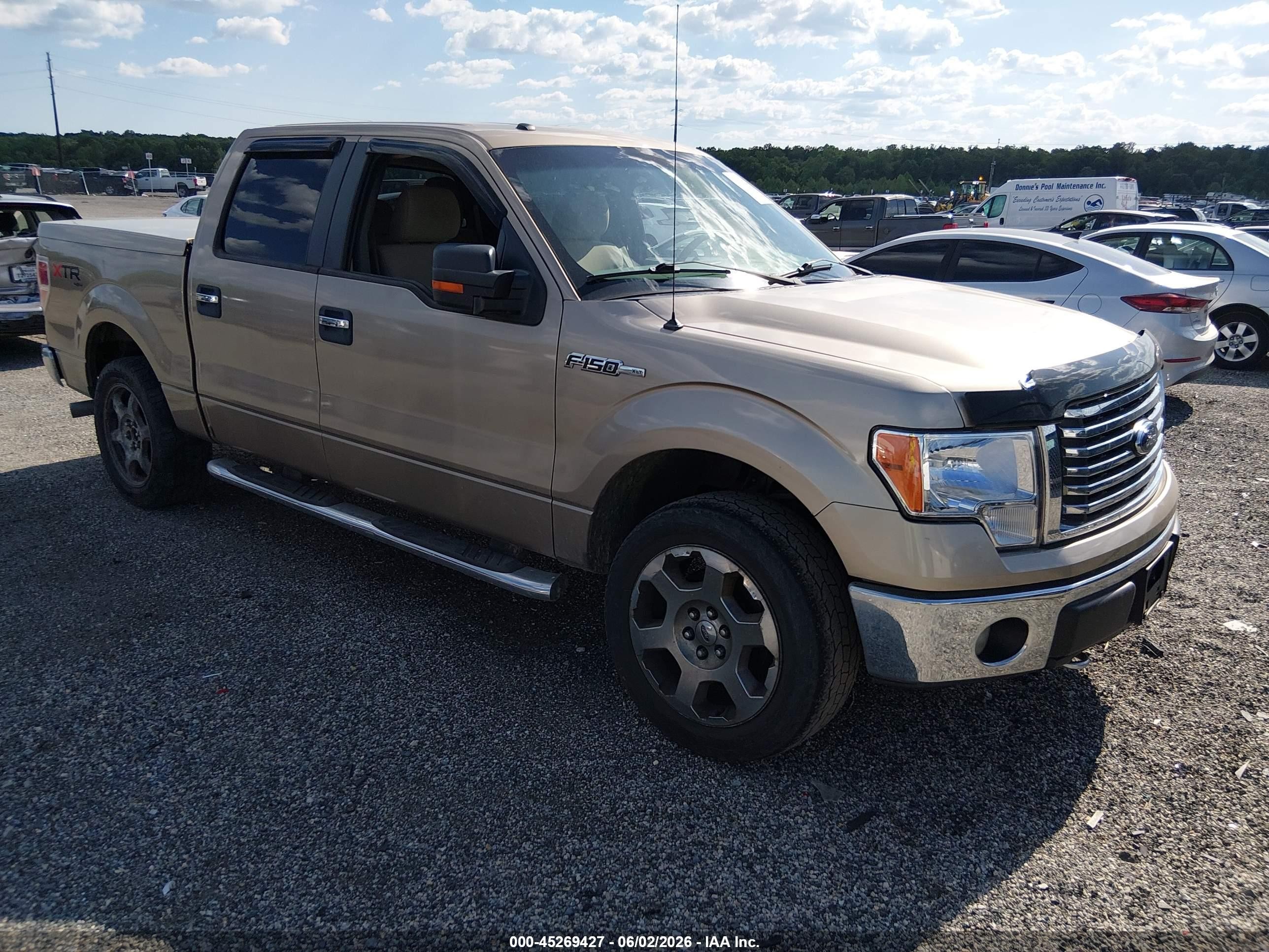 2011 Ford F-150 Xlt Gold vin: 1FTFW1EF0BFA01077