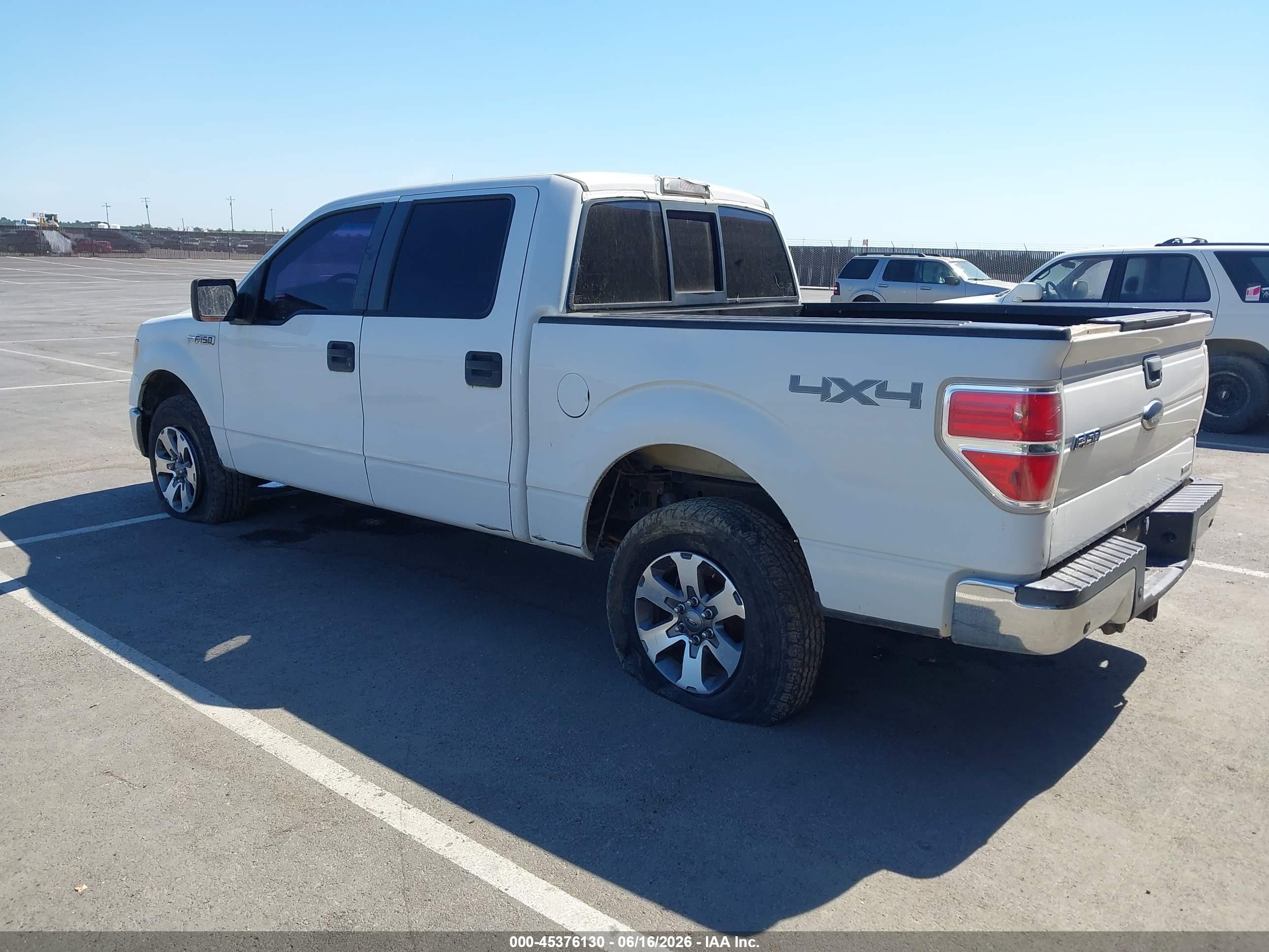 2011 Ford F-150 Xlt White vin: 1FTFW1EF0BFA07753