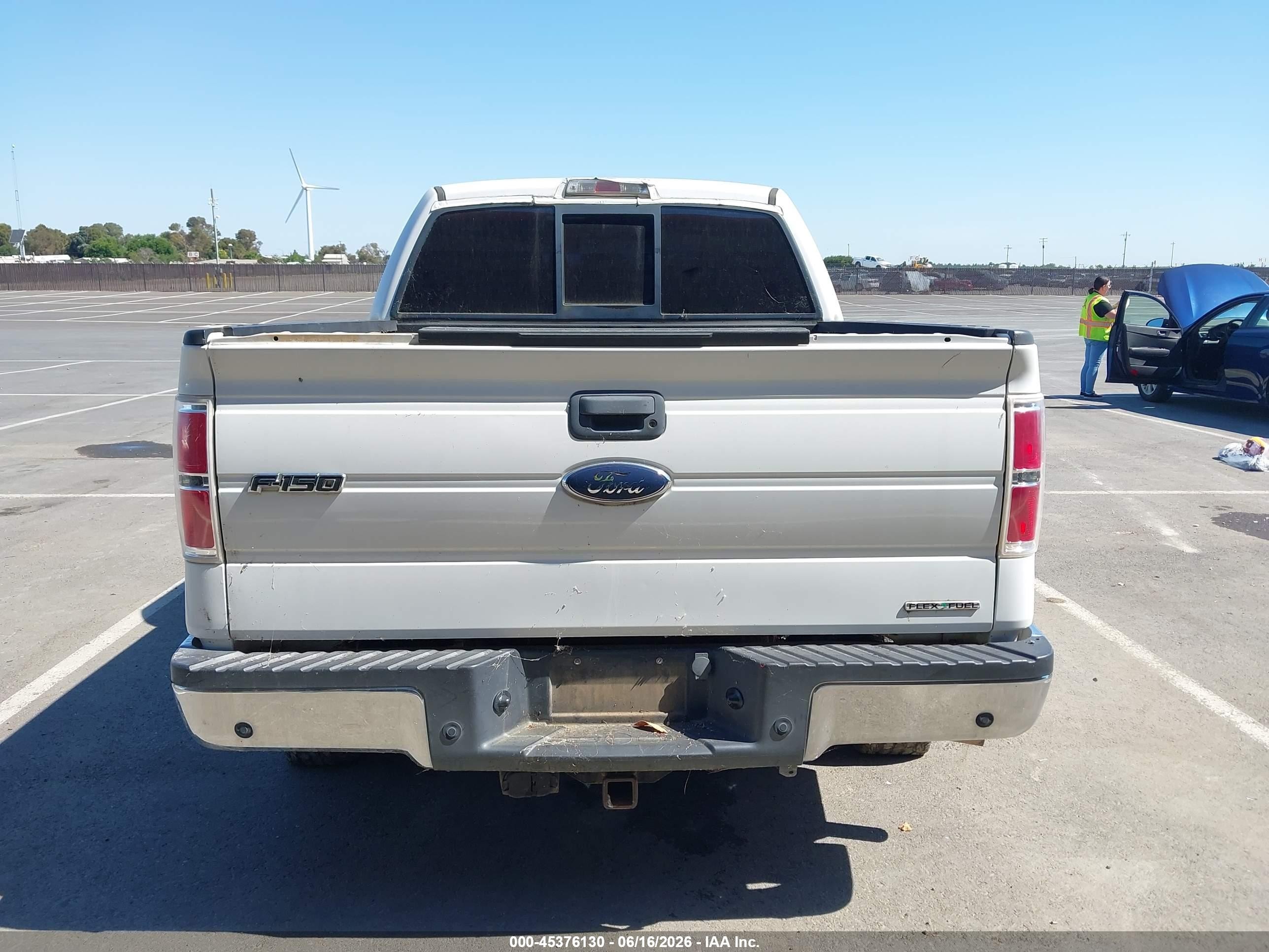 2011 Ford F-150 Xlt White vin: 1FTFW1EF0BFA07753