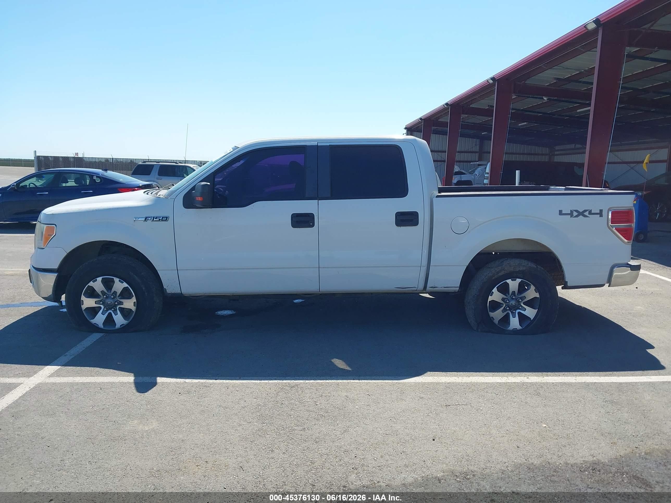 2011 Ford F-150 Xlt White vin: 1FTFW1EF0BFA07753
