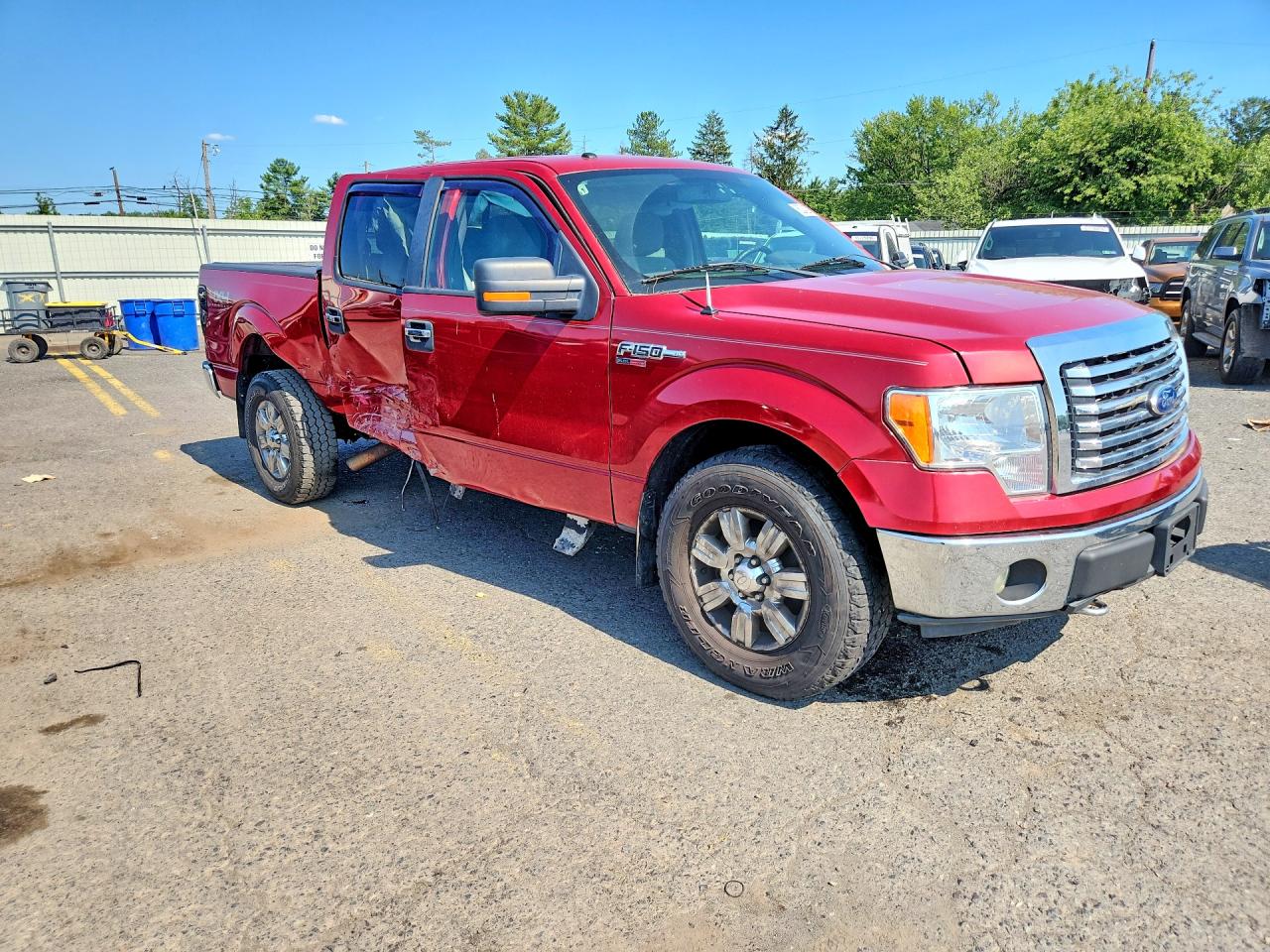 2011 Ford F150 Supercrew Red vin: 1FTFW1EF0BFC82961