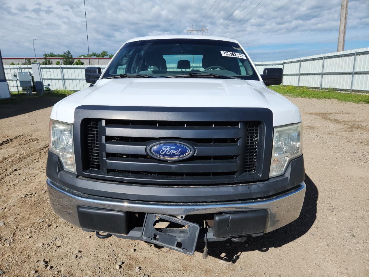2011 Ford F150 Supercrew White vin: 1FTFW1EF0BFD31222 Damage: Left Head Lamp, Faded, Repair Required
