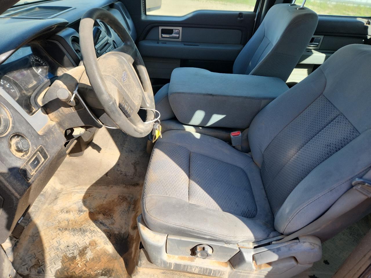 2011 Ford F150 Supercrew White vin: 1FTFW1EF0BFD31222 Damage: Left Front Seat Cushion, Stained, Permanent