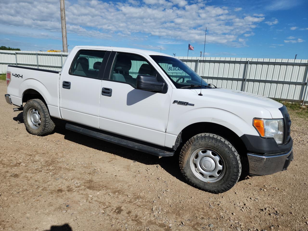 2011 Ford F150 Supercrew White vin: 1FTFW1EF0BFD31222 Damage: Right Front Door, Dent(S) W/ Paint Dmg, 4 To 5 Inches