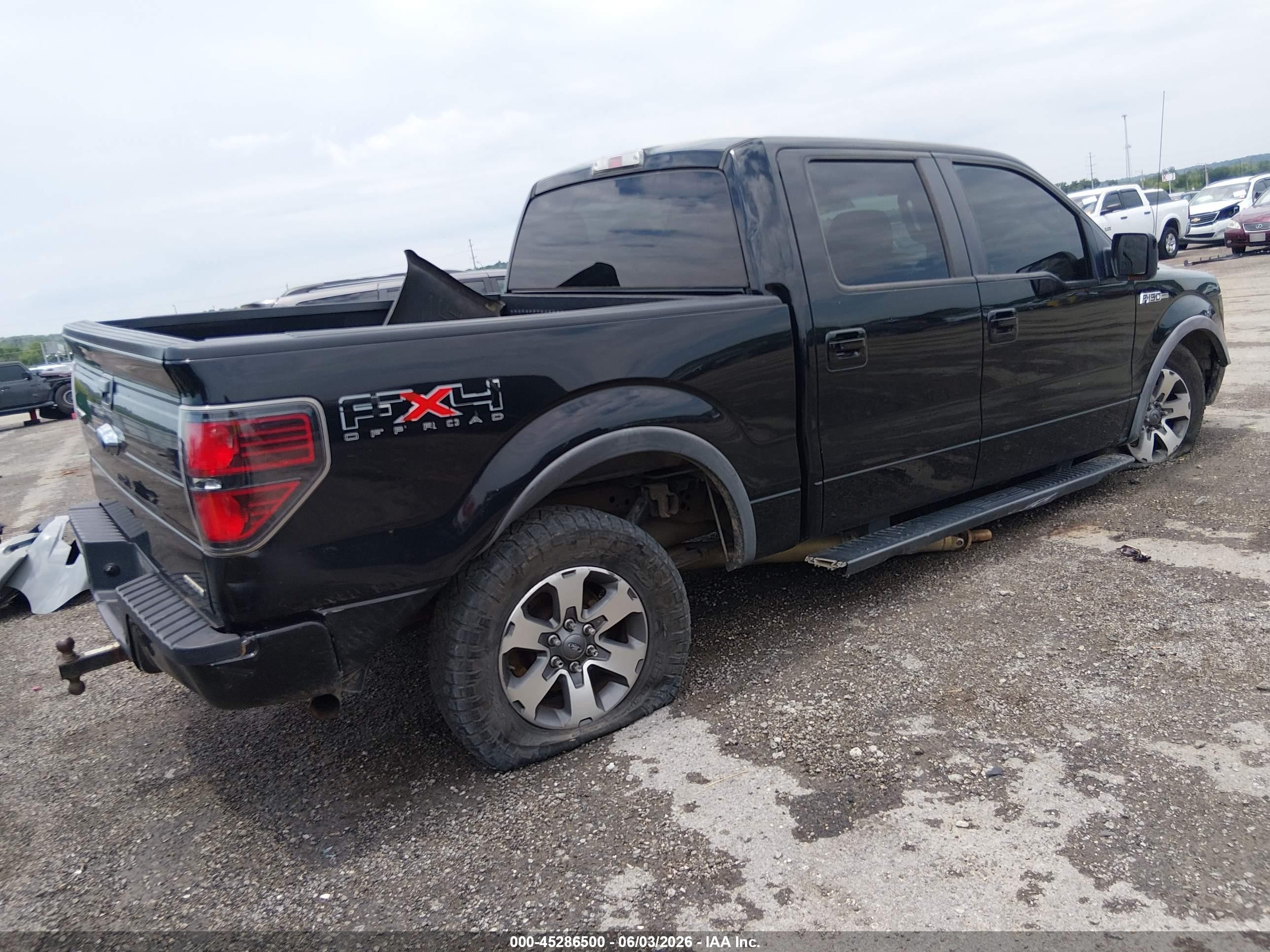 2011 Ford F-150 Fx4 Black vin: 1FTFW1EF0BFD38056