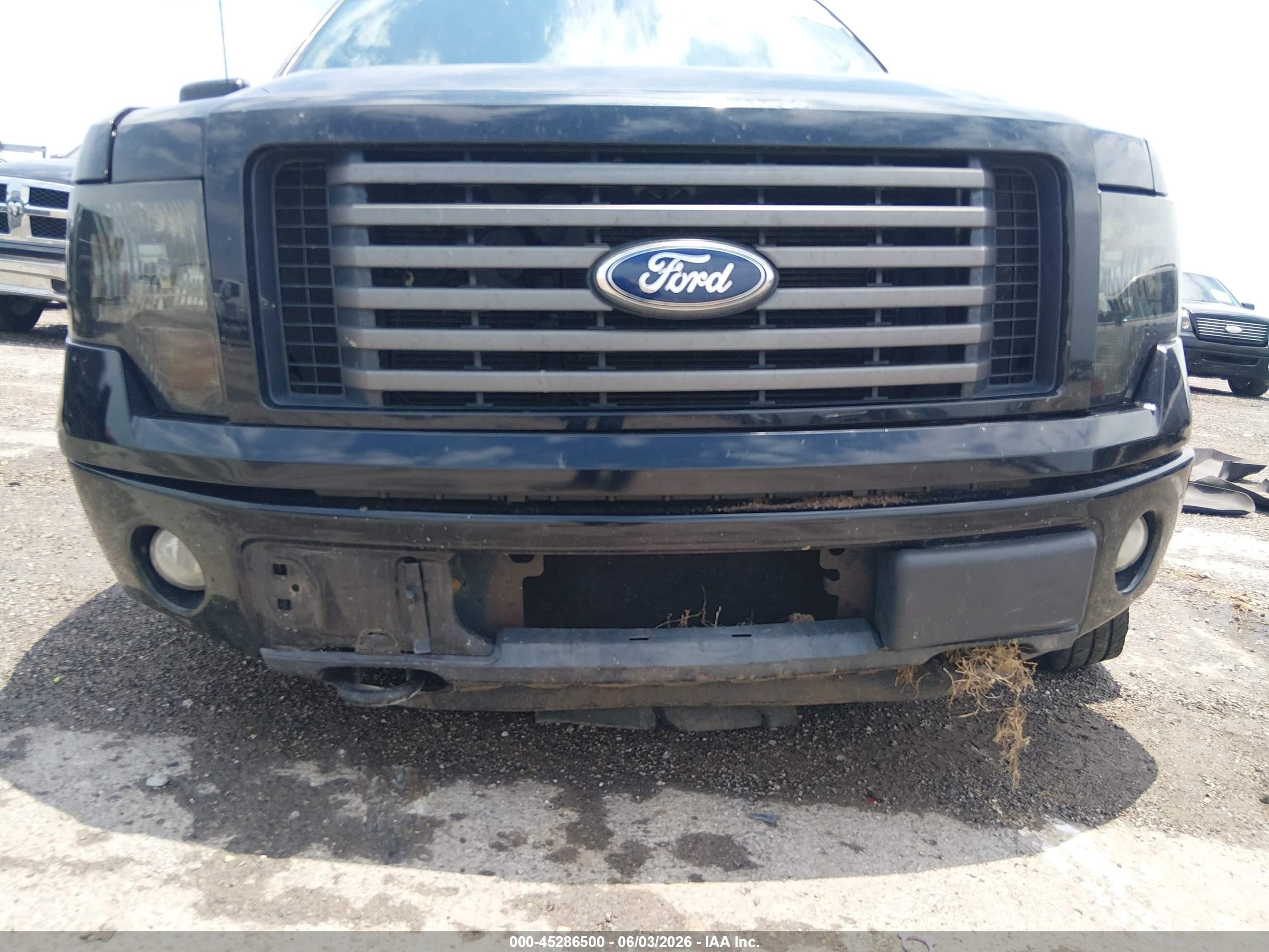2011 Ford F-150 Fx4 Black vin: 1FTFW1EF0BFD38056