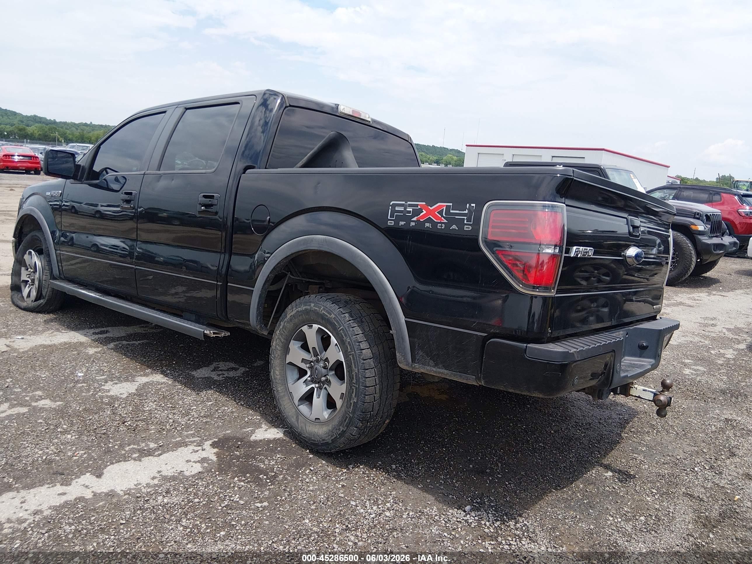 2011 Ford F-150 Fx4 Black vin: 1FTFW1EF0BFD38056