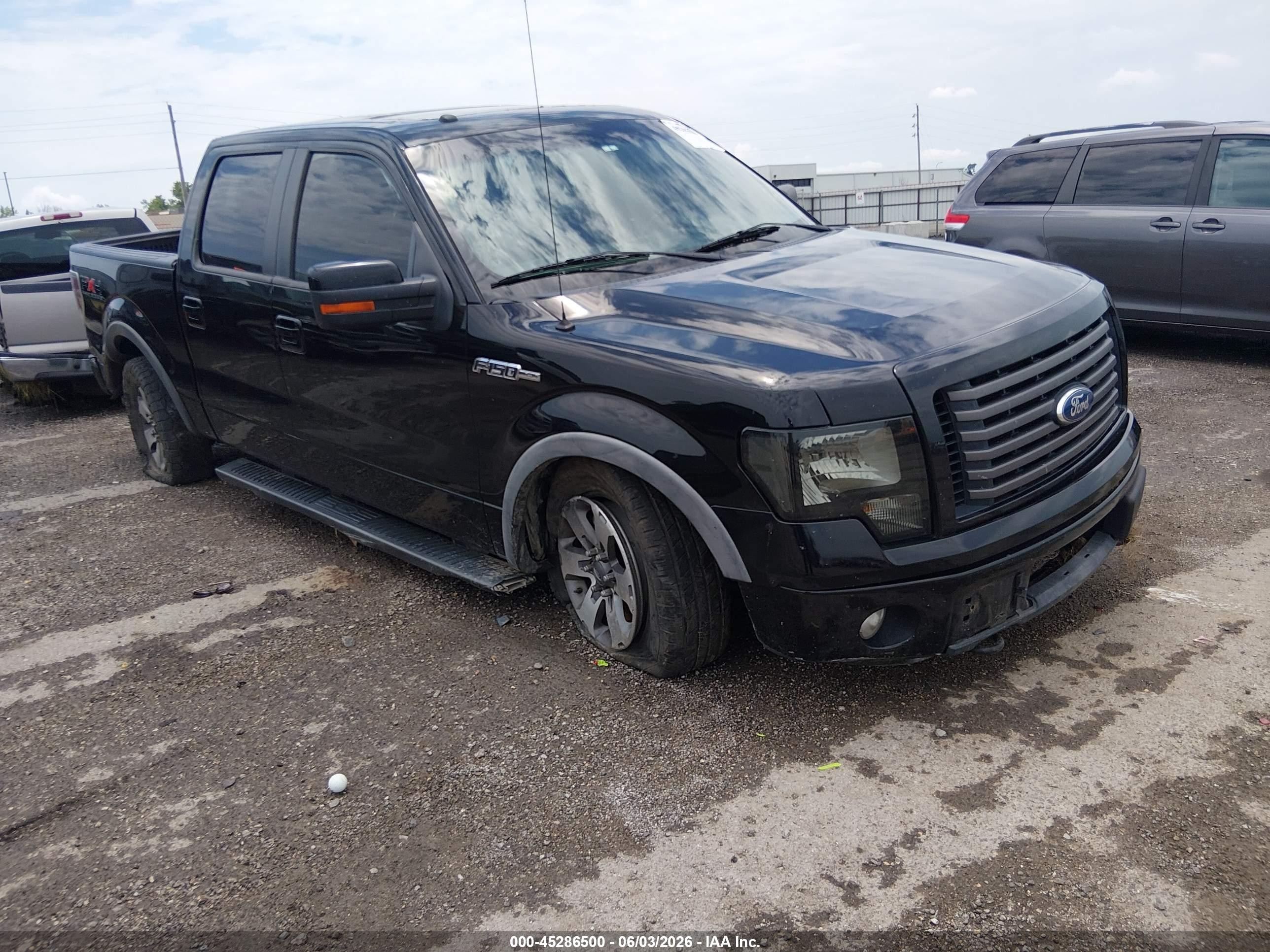 2011 Ford F-150 Fx4 Black vin: 1FTFW1EF0BFD38056