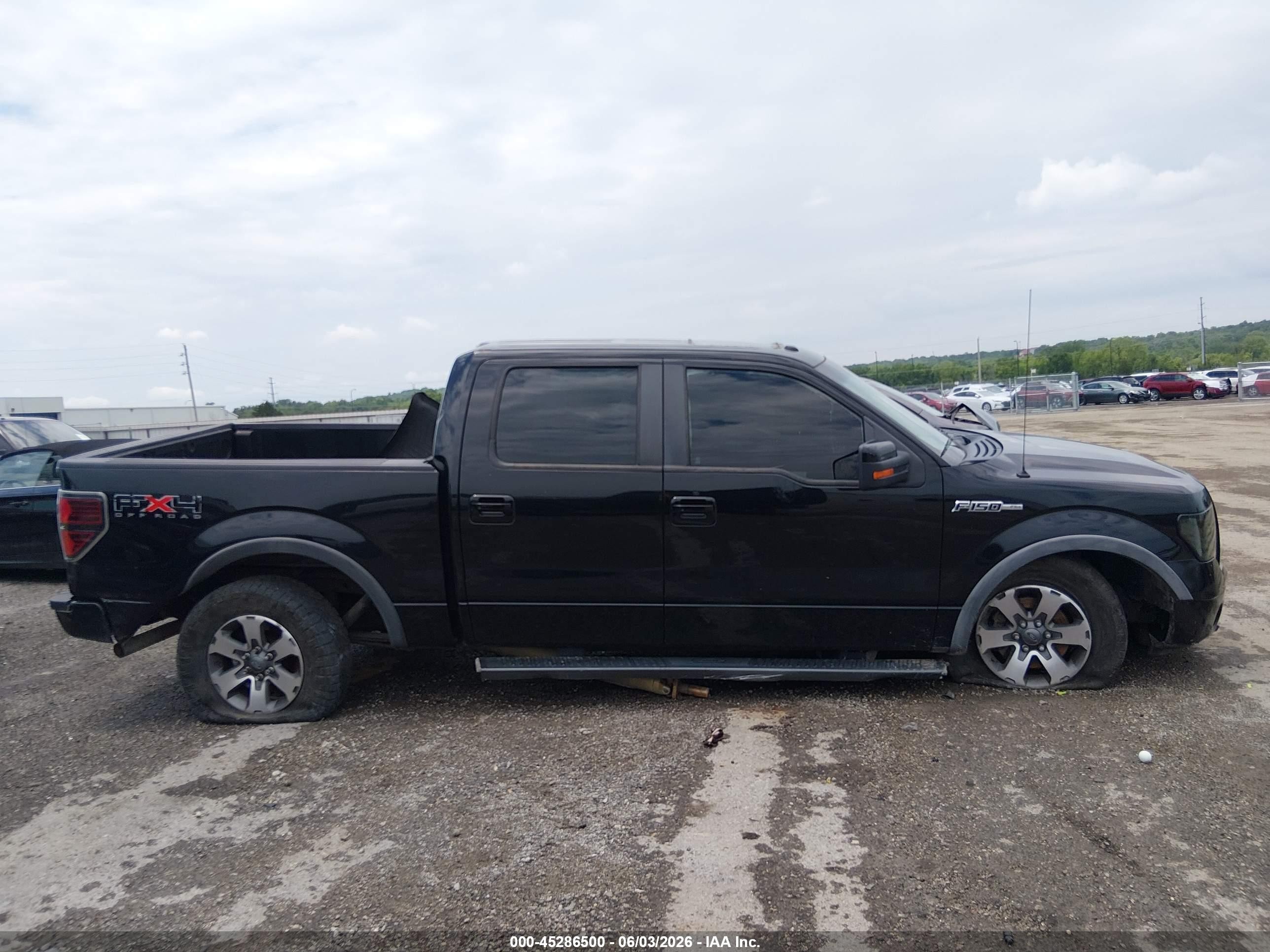 2011 Ford F-150 Fx4 Black vin: 1FTFW1EF0BFD38056
