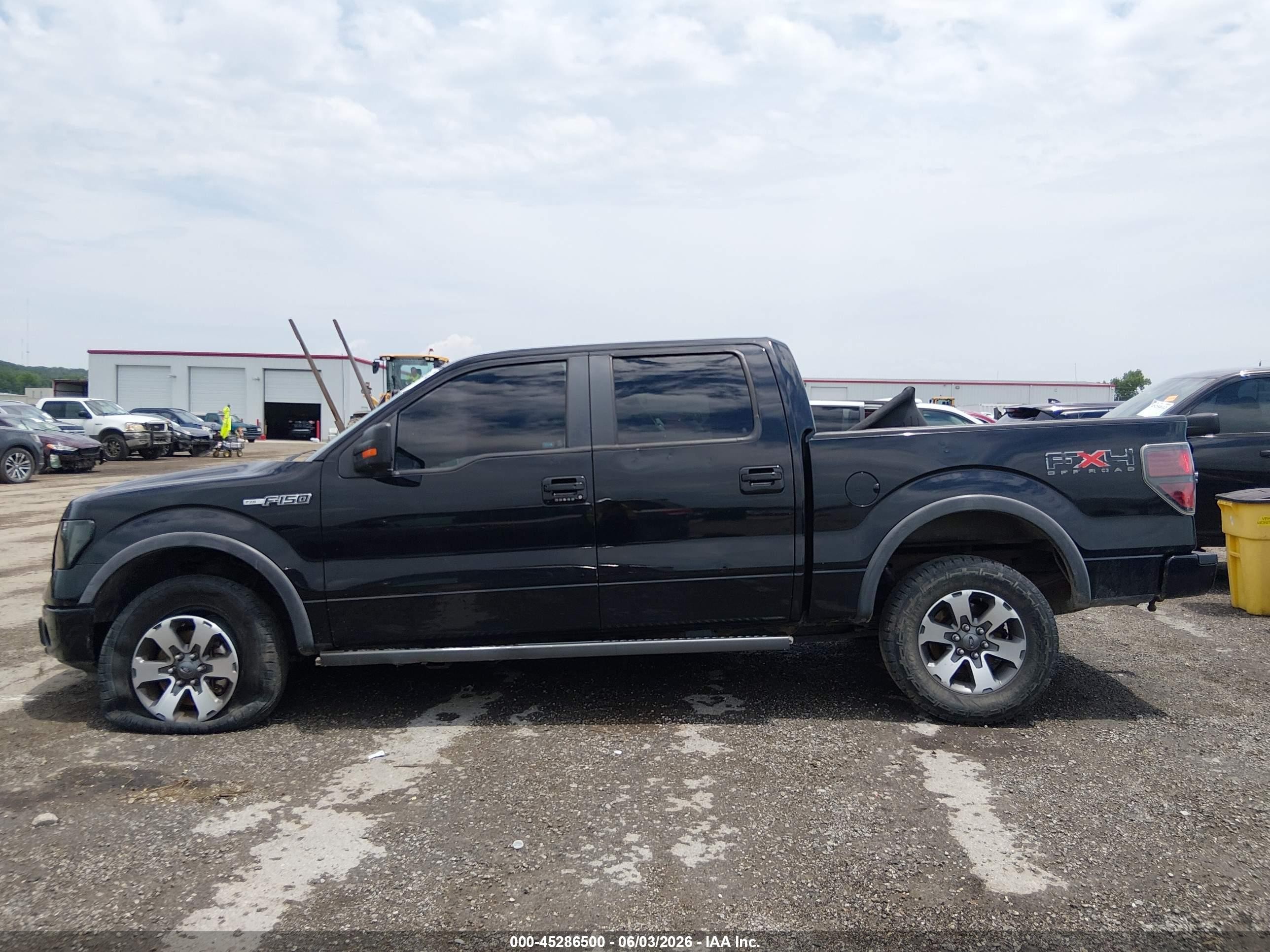 2011 Ford F-150 Fx4 Black vin: 1FTFW1EF0BFD38056