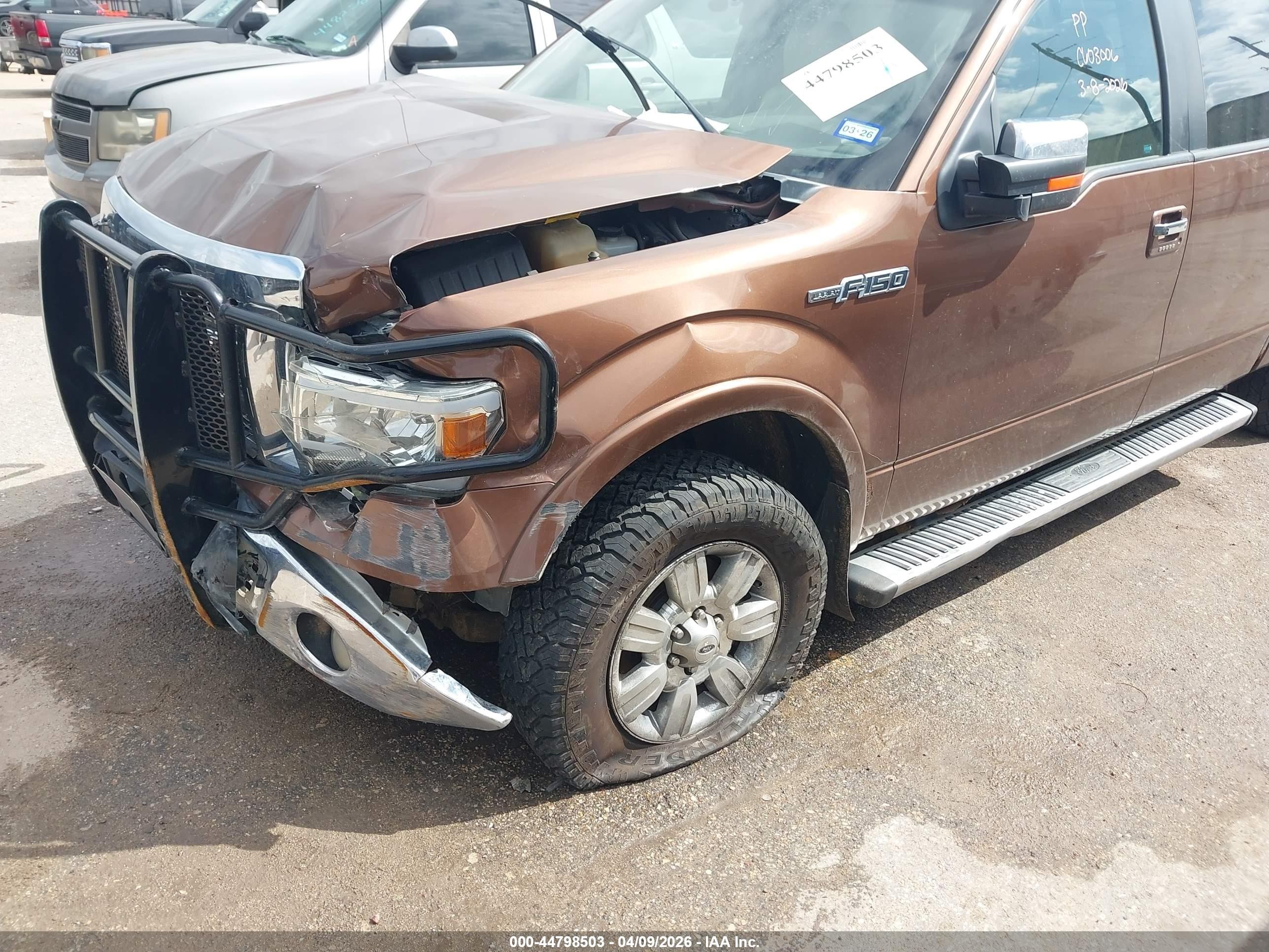 2011 Ford F-150 Lariat Brown vin: 1FTFW1EF0BKD26271