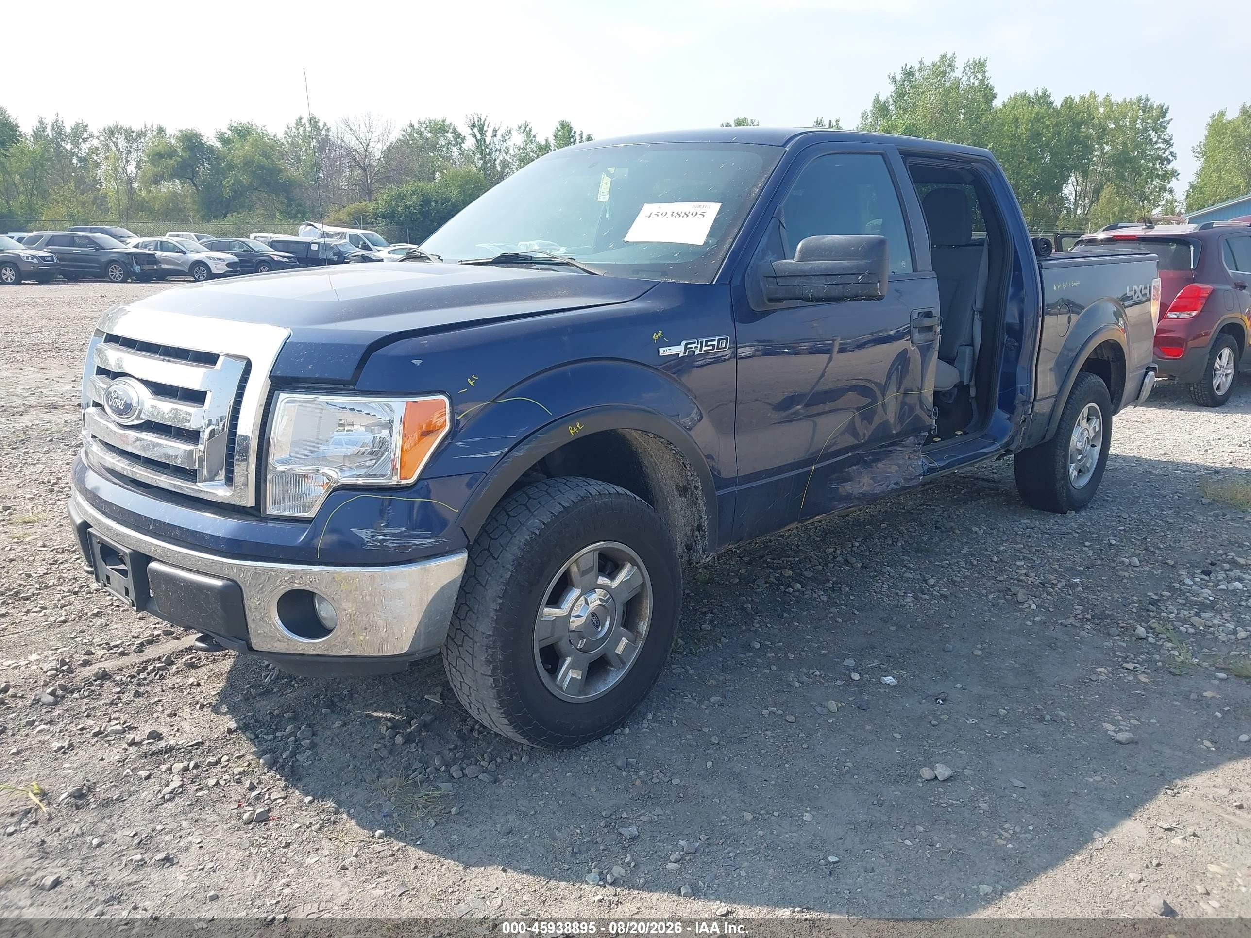 2011 Ford F-150 Xlt Dark Blue vin: 1FTFW1EF0BKD68570