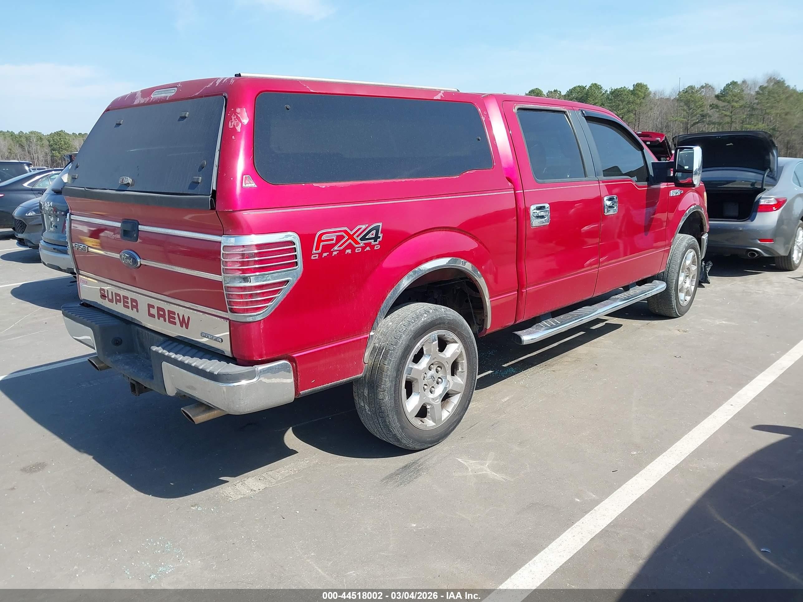 2012 Ford F-150 Xlt Red vin: 1FTFW1EF0CFA27373