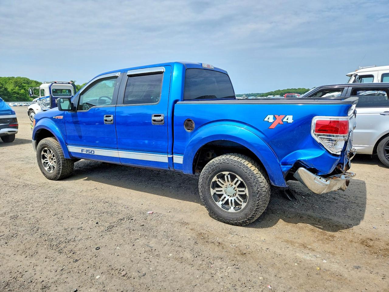 2012 Ford F150 Supercrew Blue vin: 1FTFW1EF0CFC10210