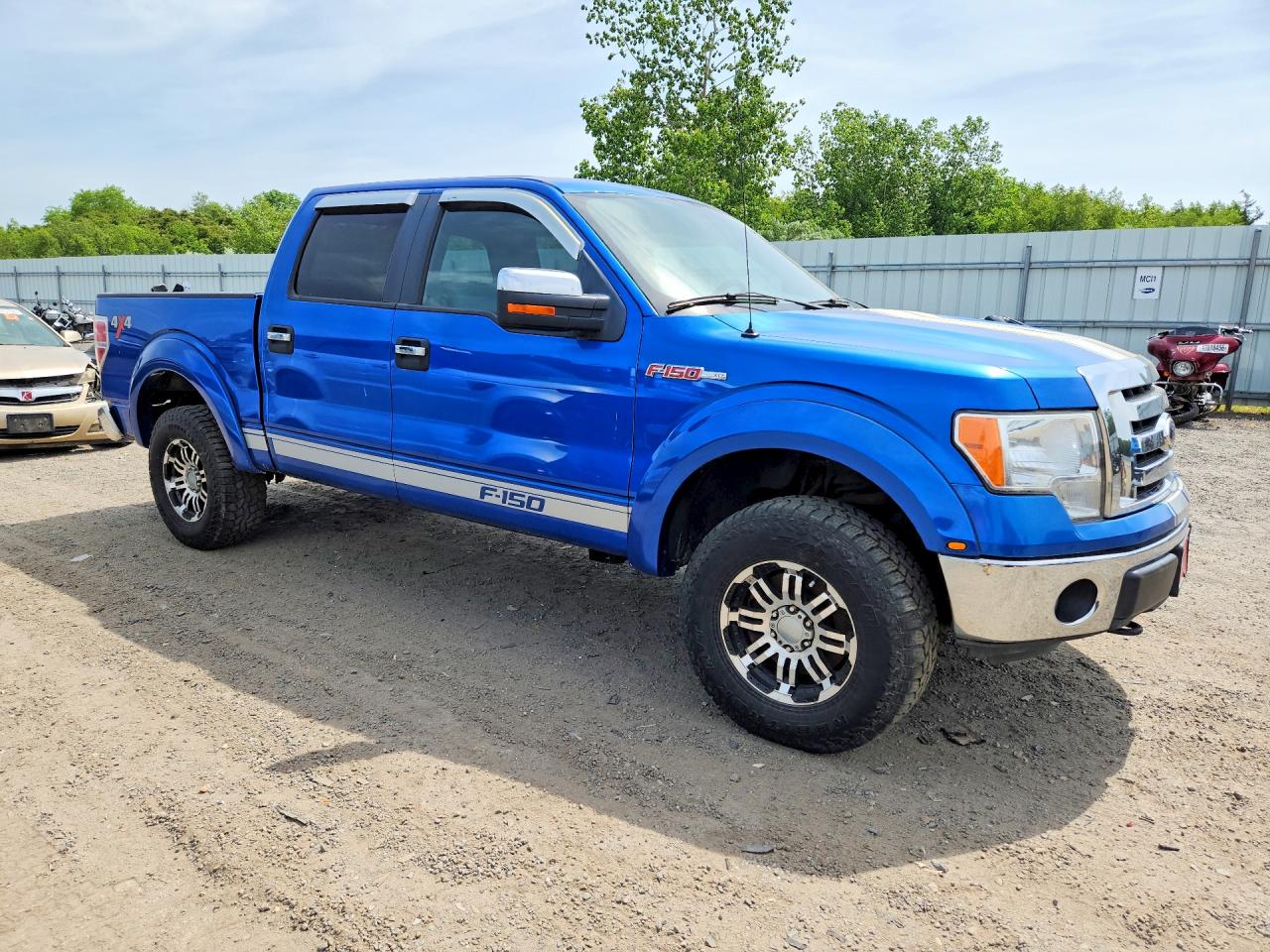 2012 Ford F150 Supercrew Blue vin: 1FTFW1EF0CFC10210