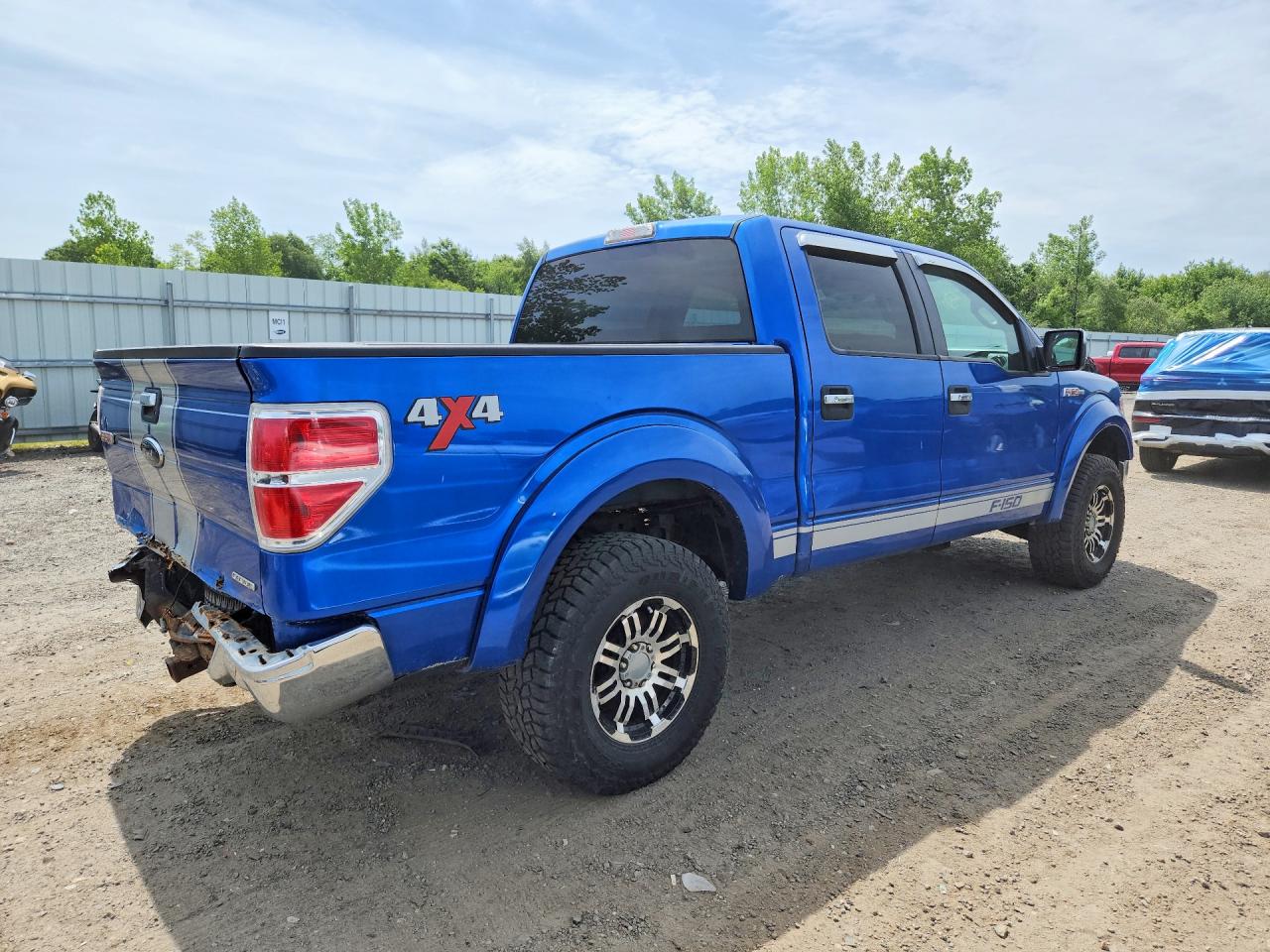 2012 Ford F150 Supercrew Blue vin: 1FTFW1EF0CFC10210